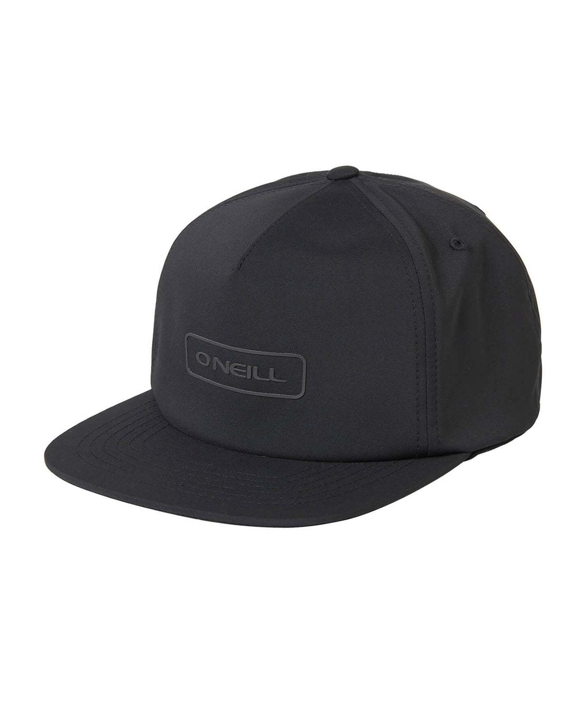 Hybrid Snapback Cap - Black
