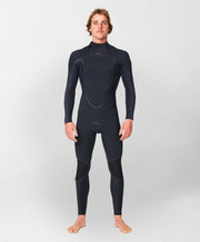 HyperFire X 3/2mm Steamer Back Zip Wetsuit - Black