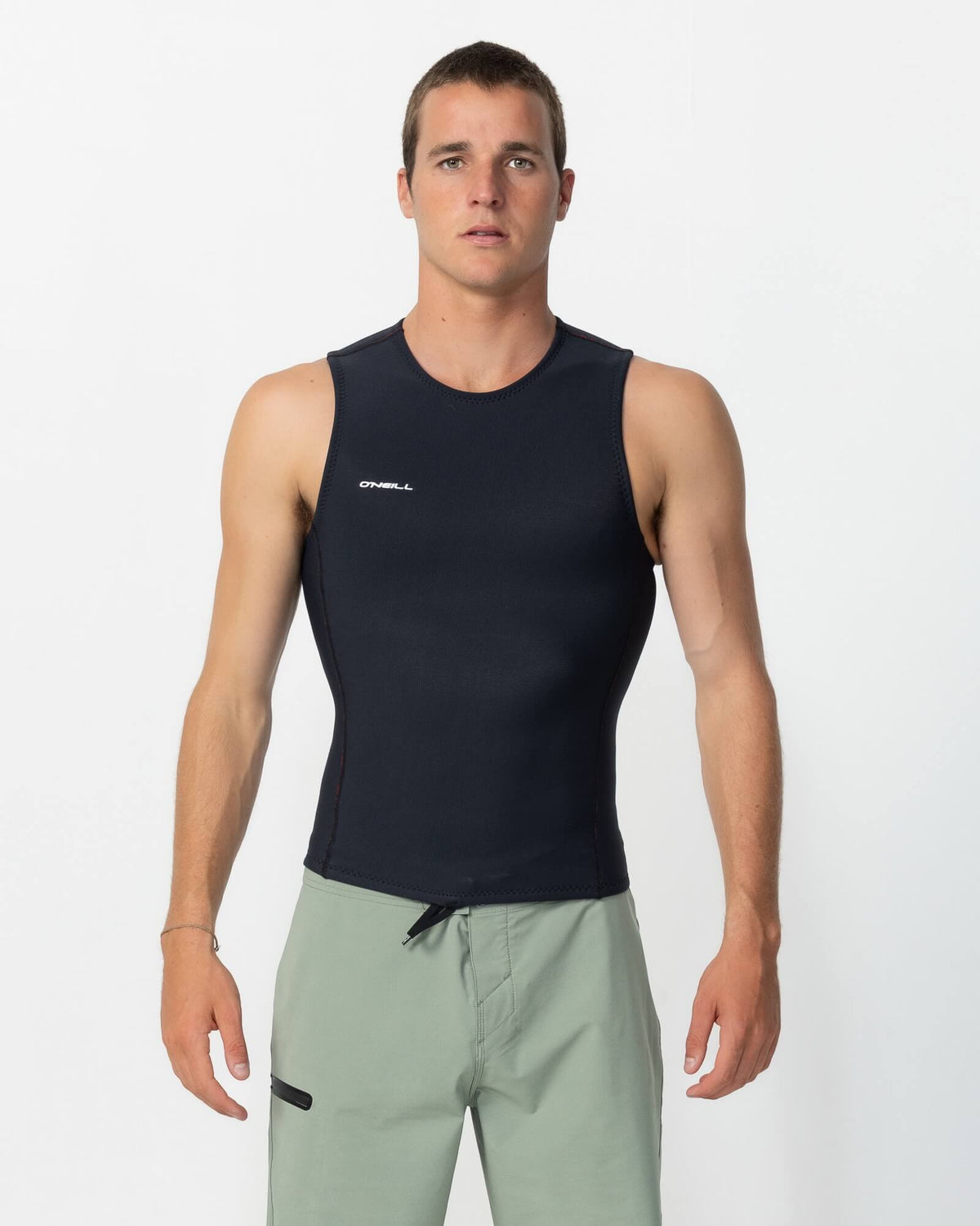 HyperFire No Sleeve 1mm Wetsuit Vest - Black