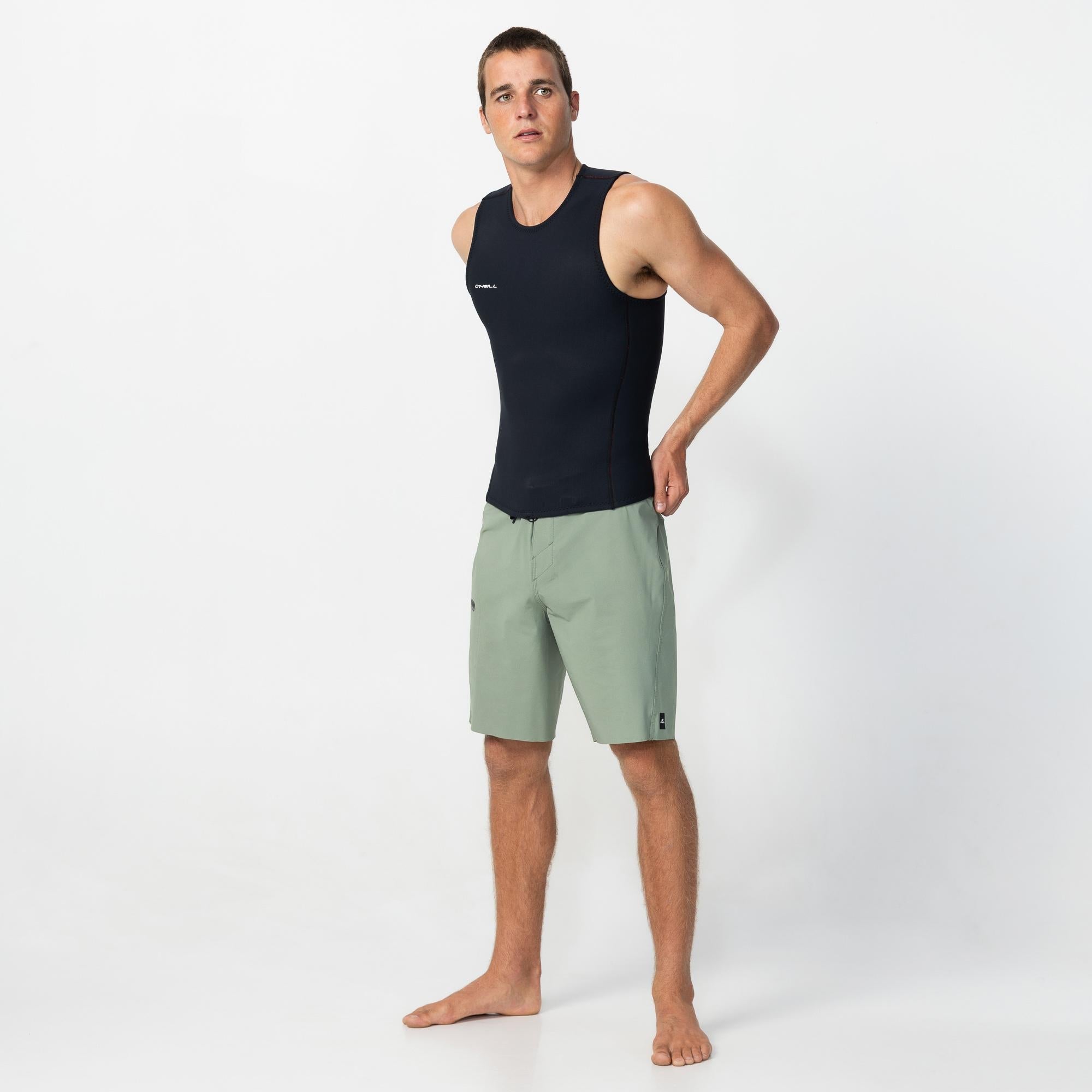 HyperFire No Sleeve 1mm Wetsuit Vest - Black
