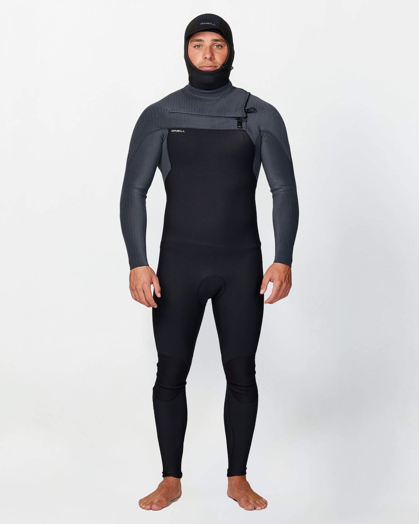 HyperFire No Sleeve GBS Hooded Wetsuit Vest - Black