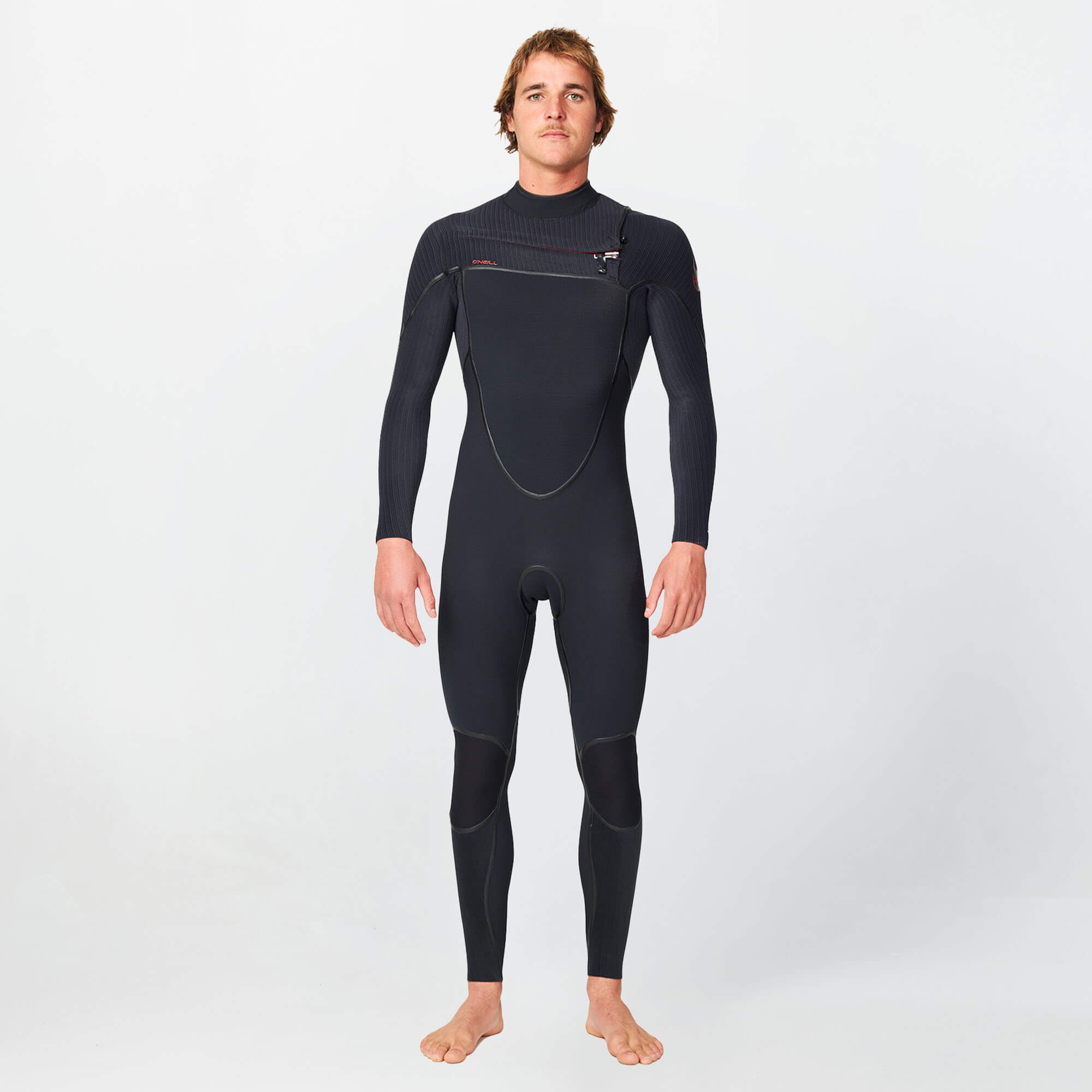 HyperFire X 4/3mm Steamer Chest Zip Wetsuit - Black