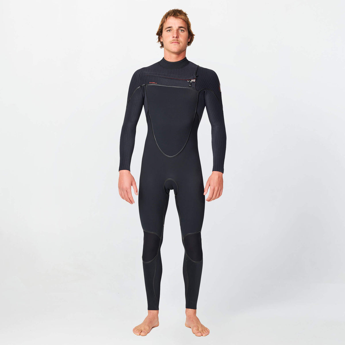 HyperFire X 4/3mm Steamer Chest Zip Wetsuit - Black