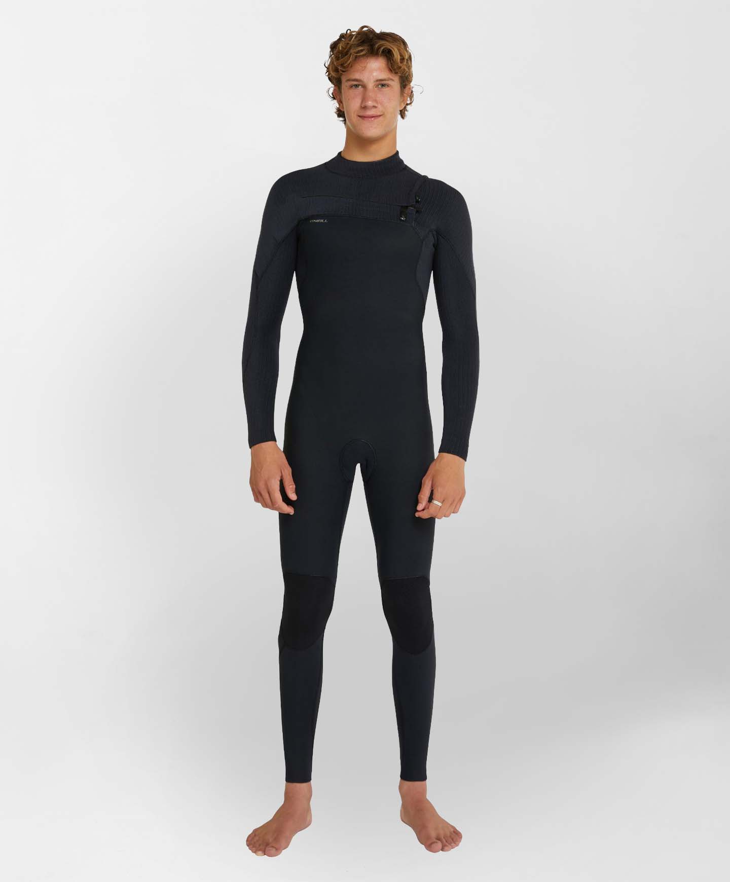 HyperFreak 2/2mm Steamer Chest Zip Wetsuit - Black