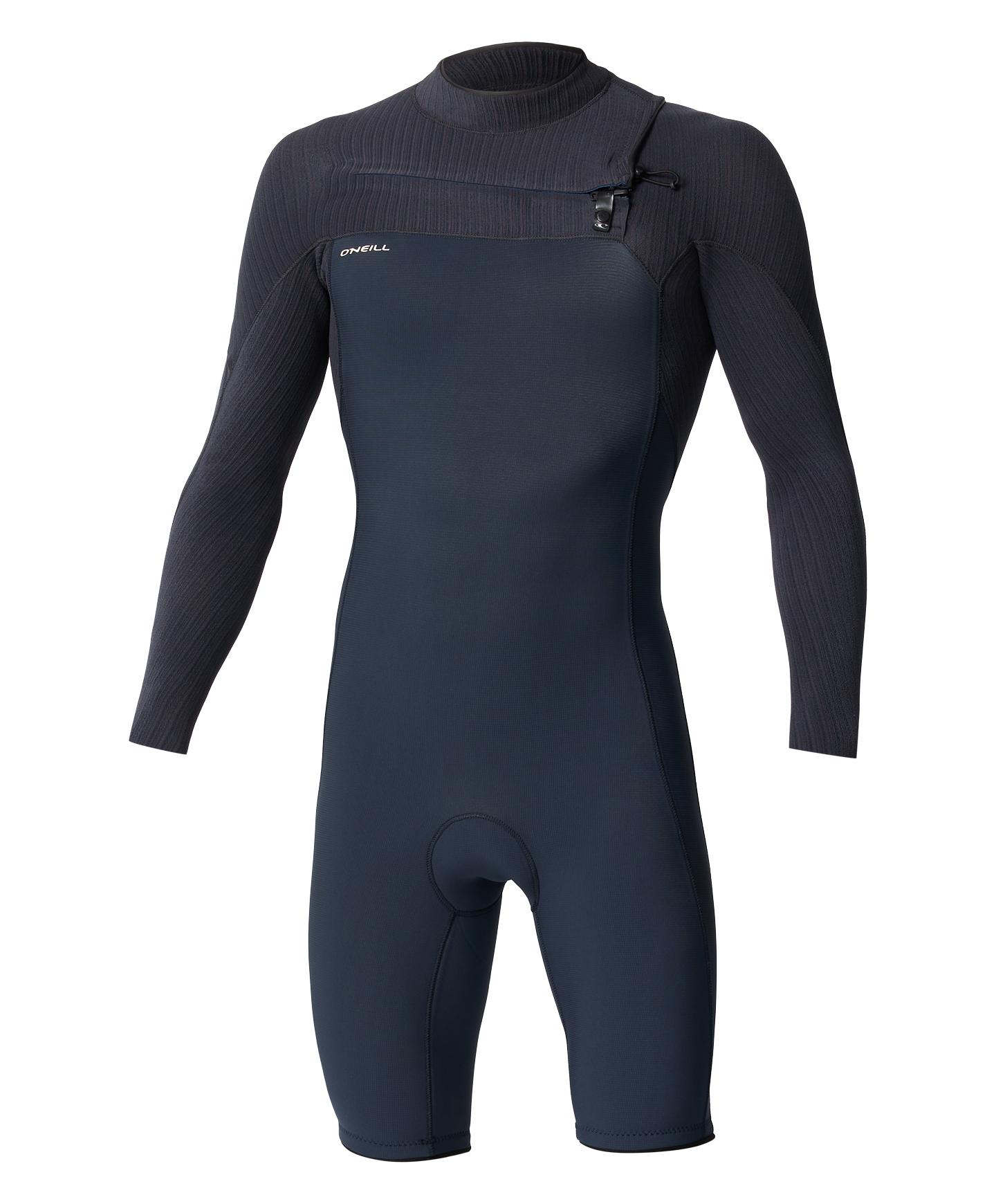 HyperFreak 2mm Long Sleeve Springsuit Chest Zip Wetsuit - Carbon