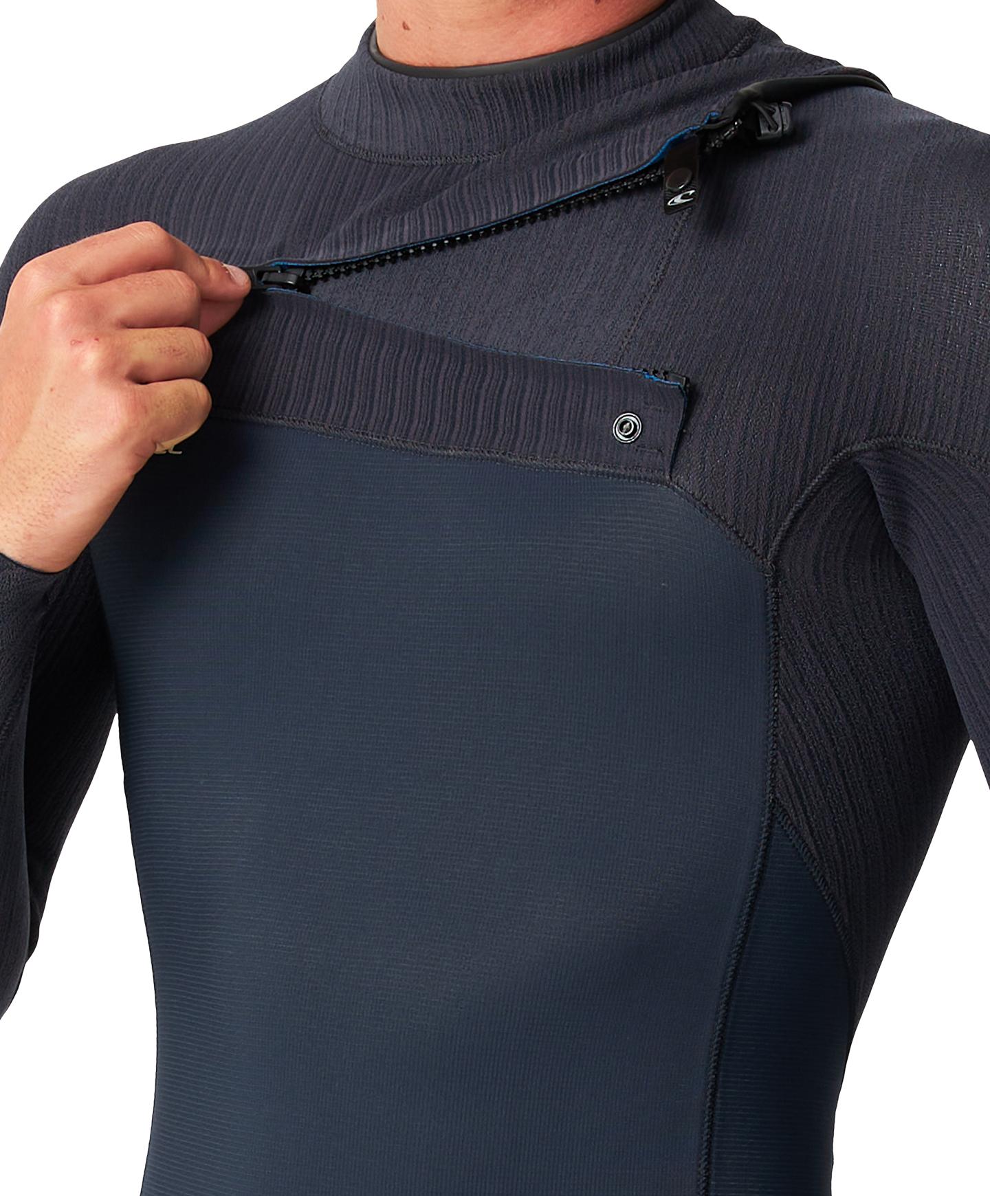 HyperFreak 2mm Long Sleeve Springsuit Chest Zip Wetsuit - Carbon