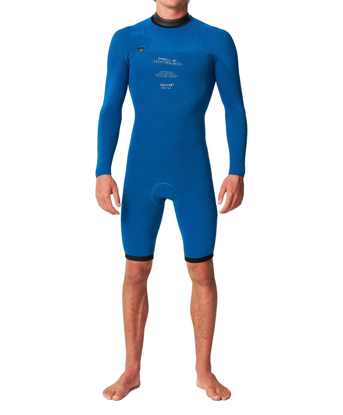 HyperFreak 2mm Long Sleeve Springsuit Chest Zip Wetsuit - Carbon