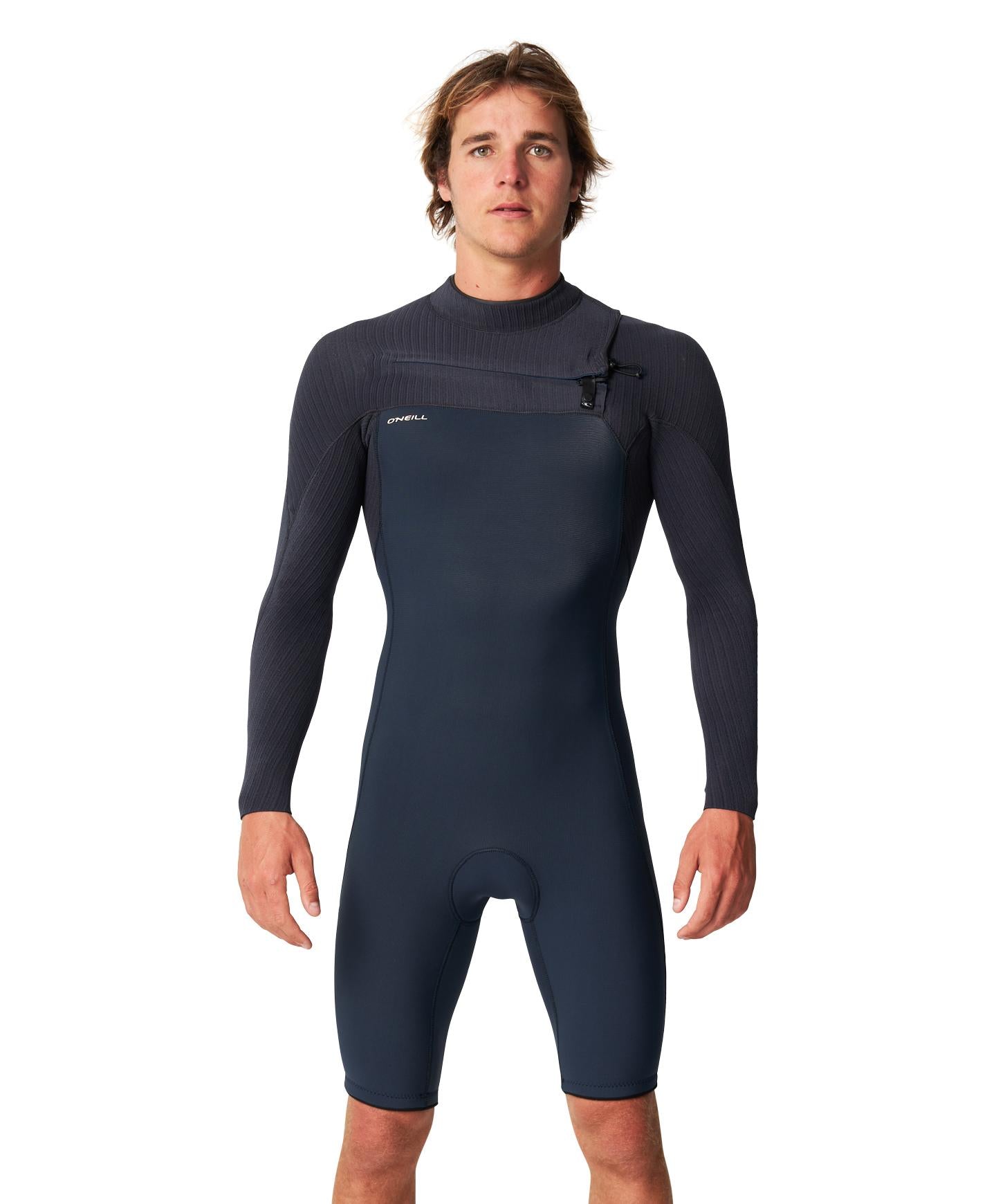 HyperFreak 2mm Long Sleeve Springsuit Chest Zip Wetsuit - Carbon