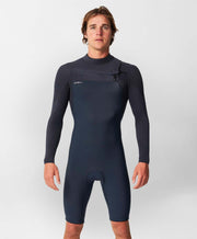 HyperFreak 2mm Long Sleeve Springsuit Chest Zip Wetsuit - Carbon