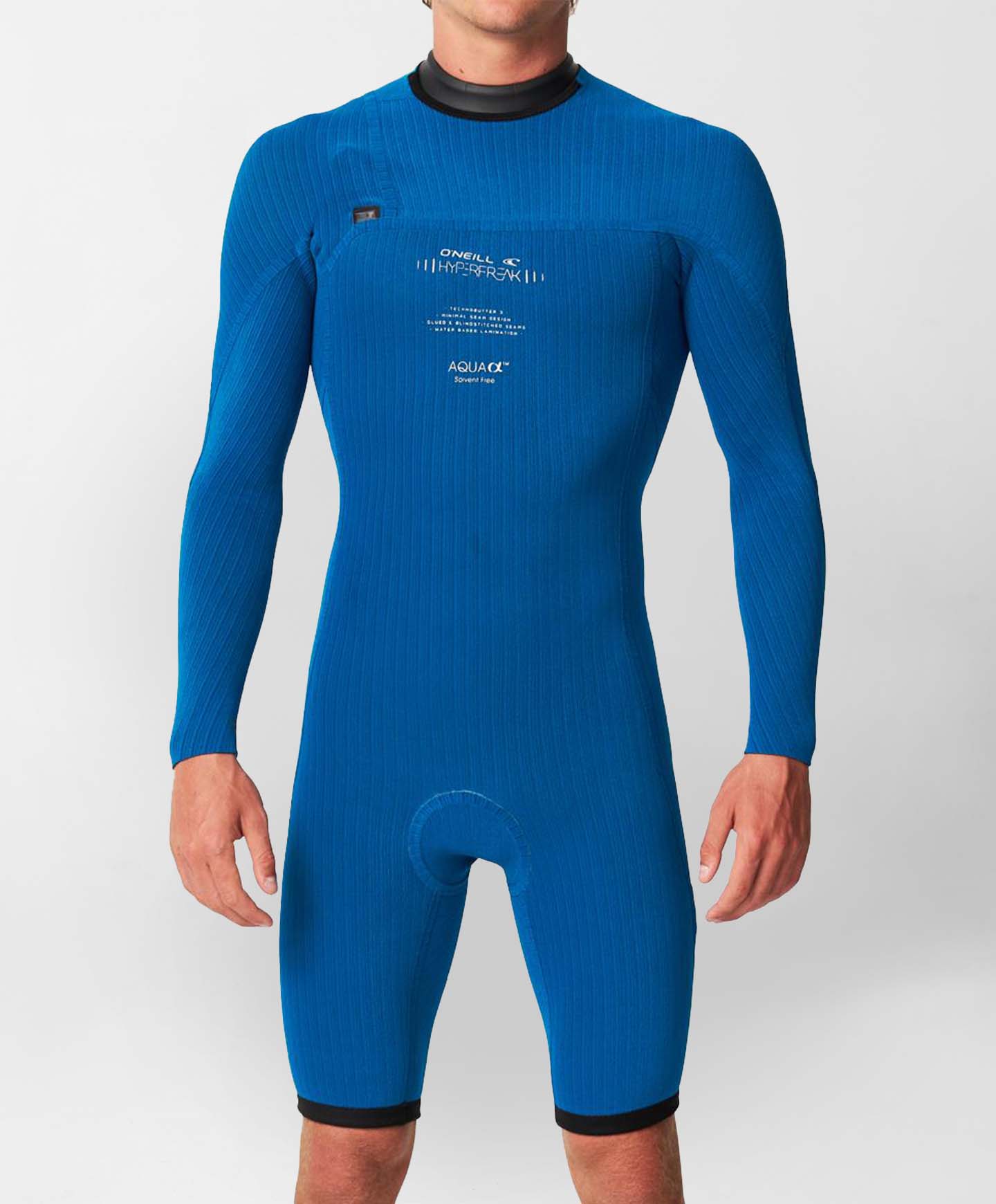 HyperFreak 2mm Long Sleeve Springsuit Chest Zip Wetsuit - Carbon