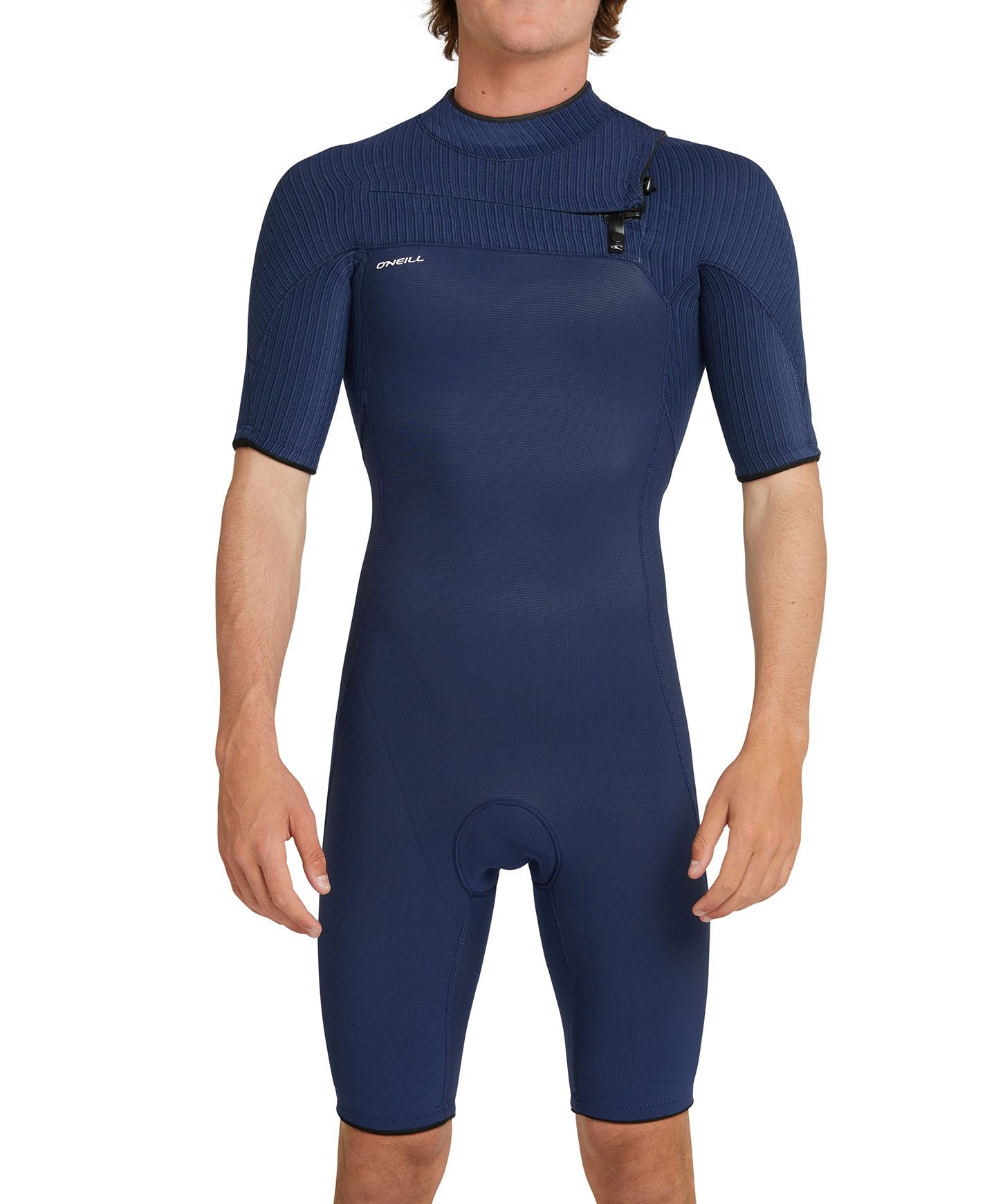 Hyperfreak Short Sleeve Springsuit 2mm Chest Zip Wetsuit - Navy
