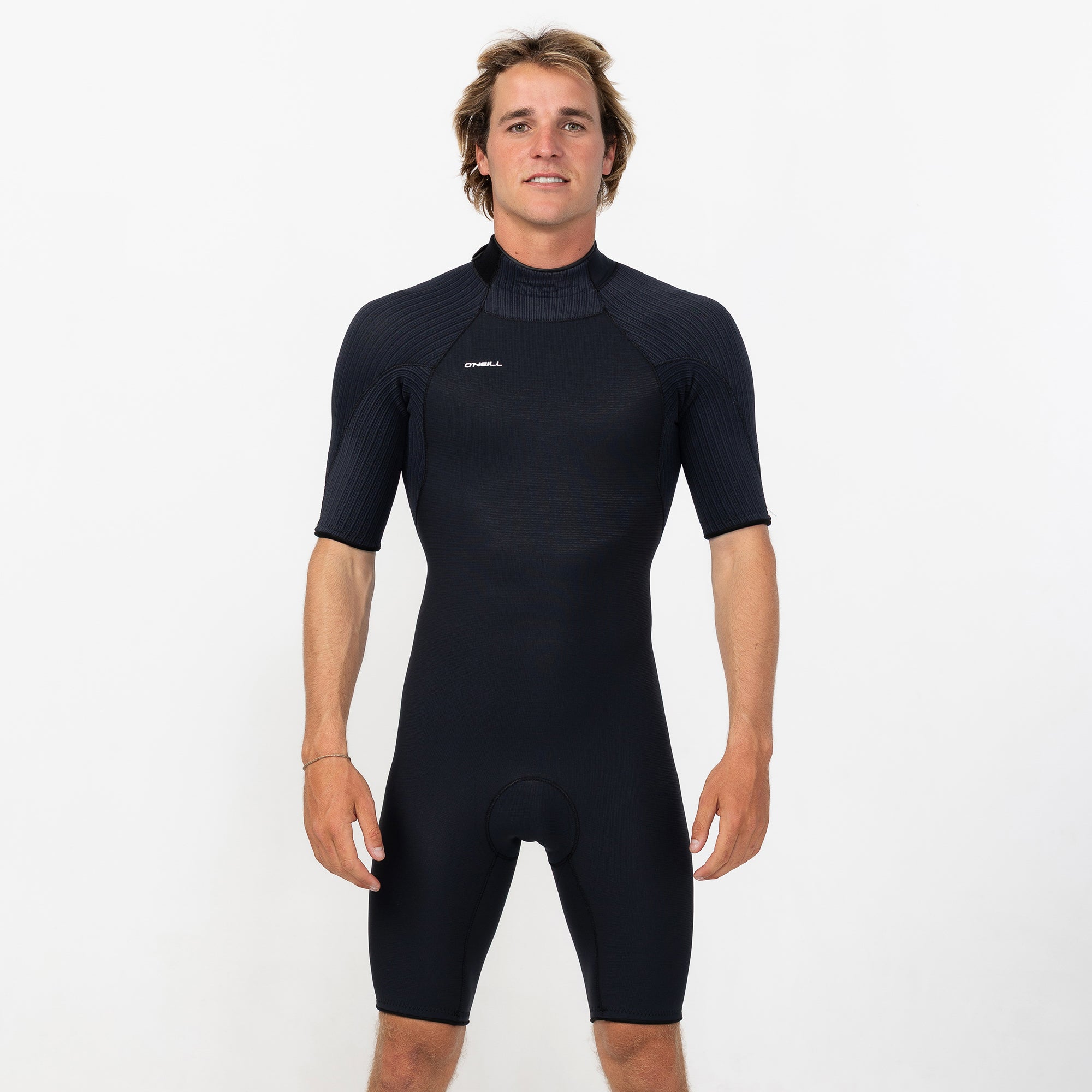 Men's HyperFreak 2mm Short Sleeve Spring Suit Back Zip - Black