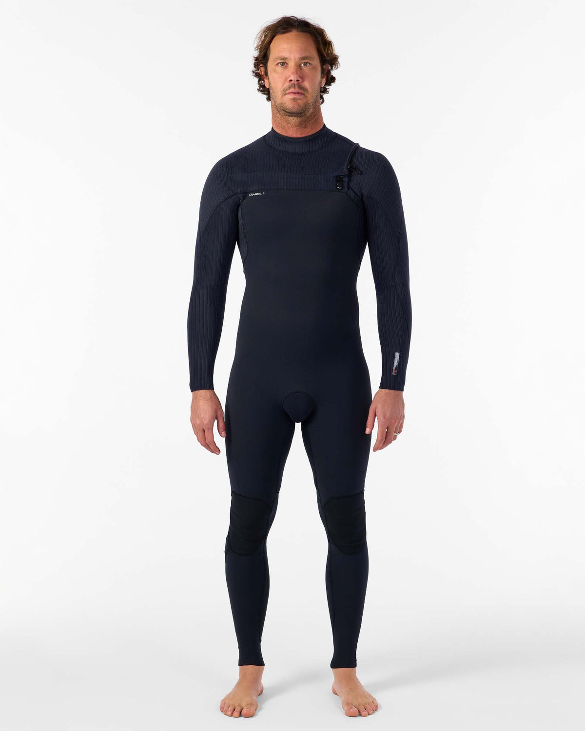 HyperFreak 3/2+ Steamer Chest Zip Wetsuit - Black