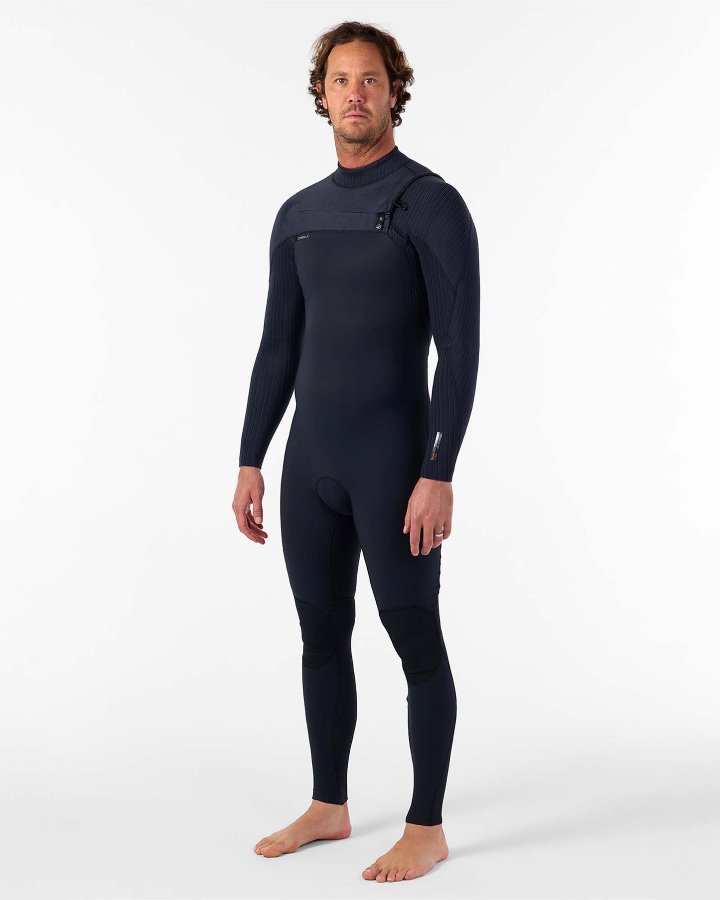 HyperFreak 3/2+ Steamer Chest Zip Wetsuit - Black