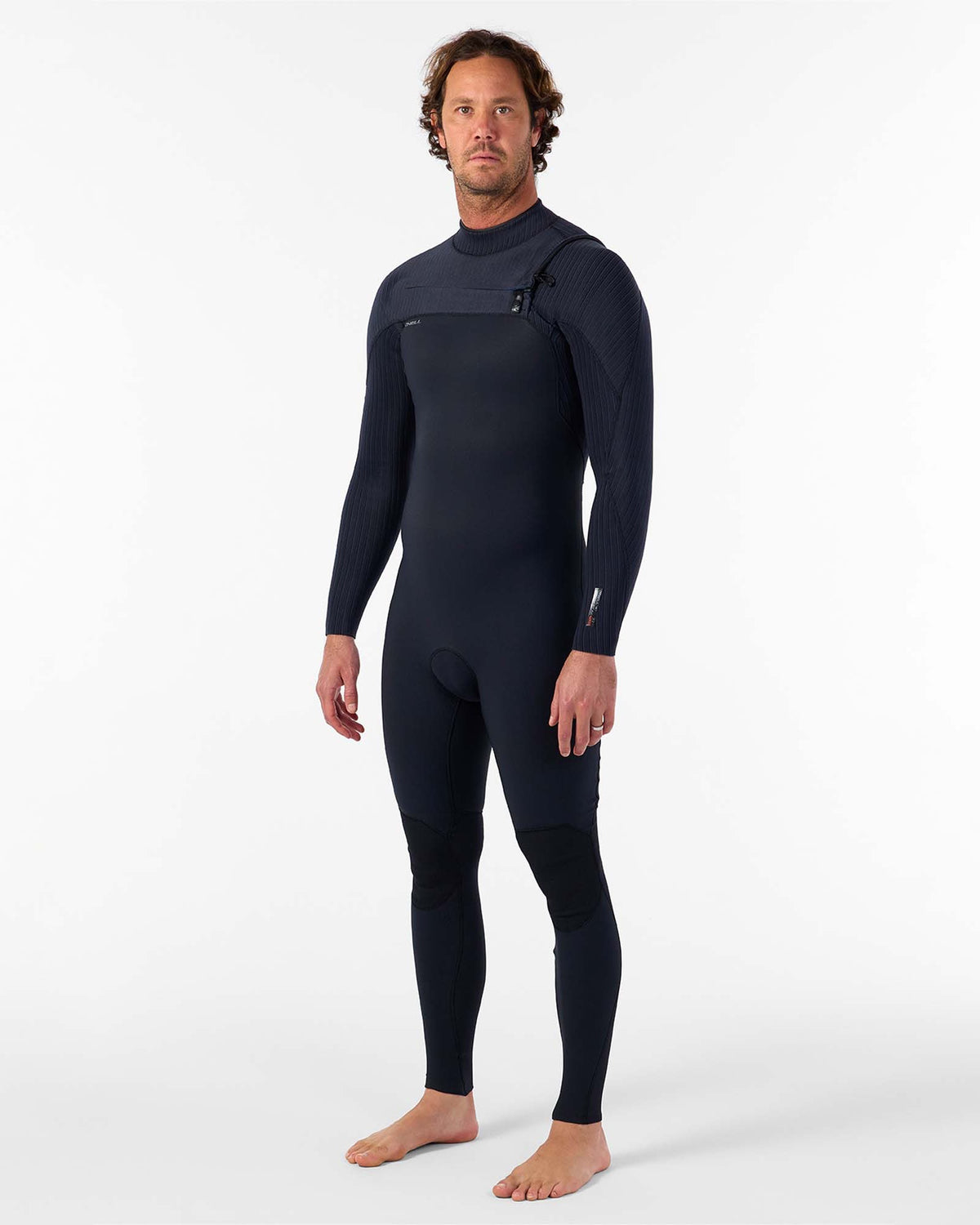 HyperFreak 3/2+ Steamer Chest Zip Wetsuit - Black