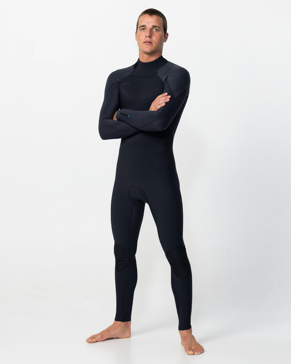 HyperFreak 3/2+ Steamer Back Zip Wetsuit - Black
