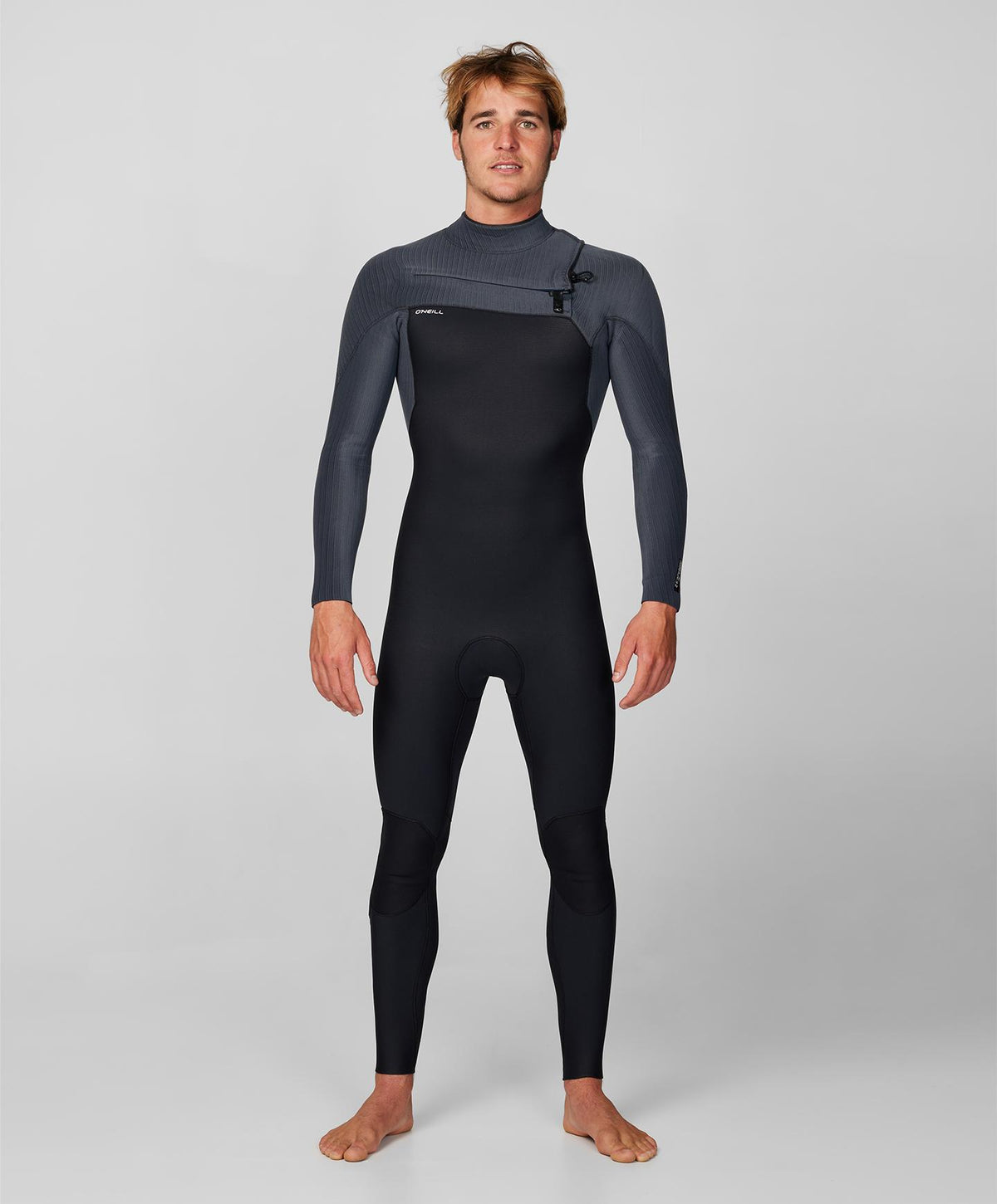 HyperFreak 3/2+ Steamer Chest Zip Wetsuit - Graphite