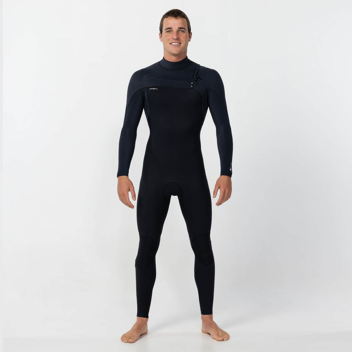 HyperFreak 4/3+ Steamer Chest Zip Wetsuit - Black