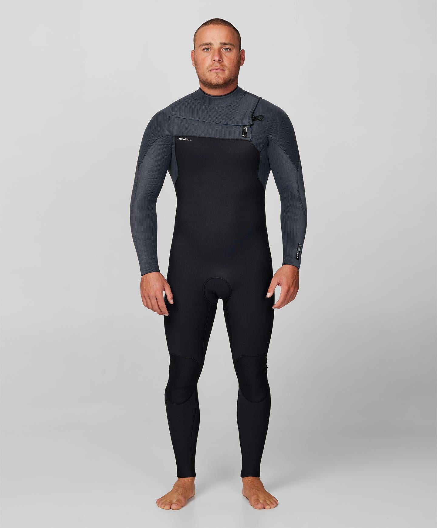 HyperFreak 4/3+ Steamer Chest Zip Wetsuit - Graphite