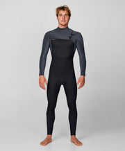 HyperFreak 4/3+ Steamer Chest Zip Wetsuit - Graphite