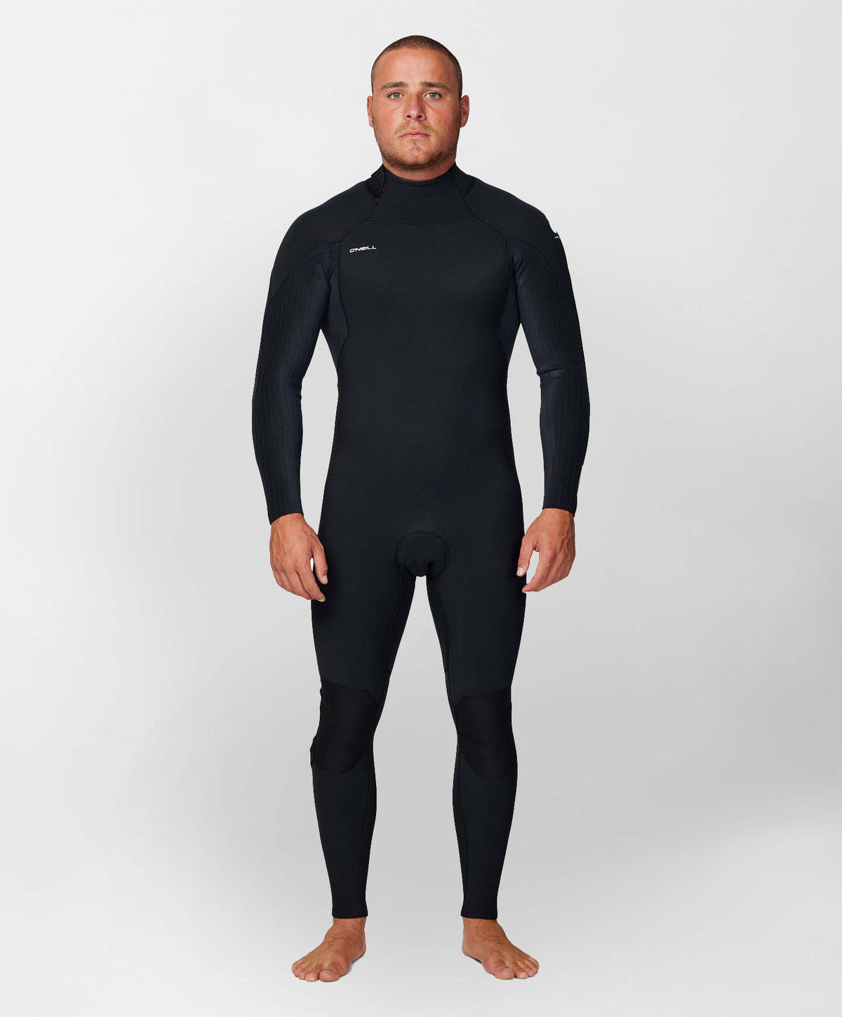 HyperFire 3/2mm Steamer Back Zip Wetsuit - Black