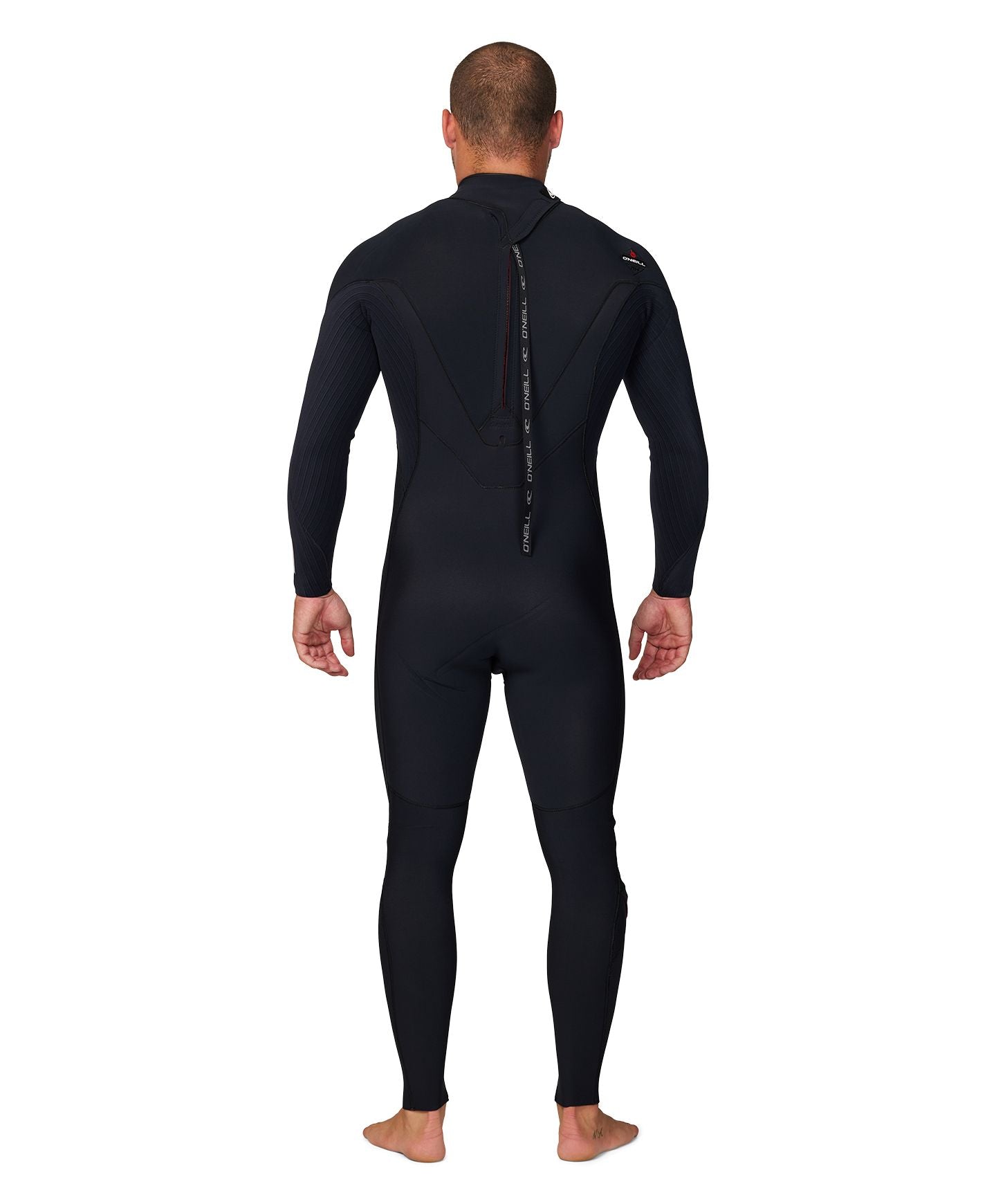 HyperFire 3/2mm Steamer Back Zip Wetsuit - Black