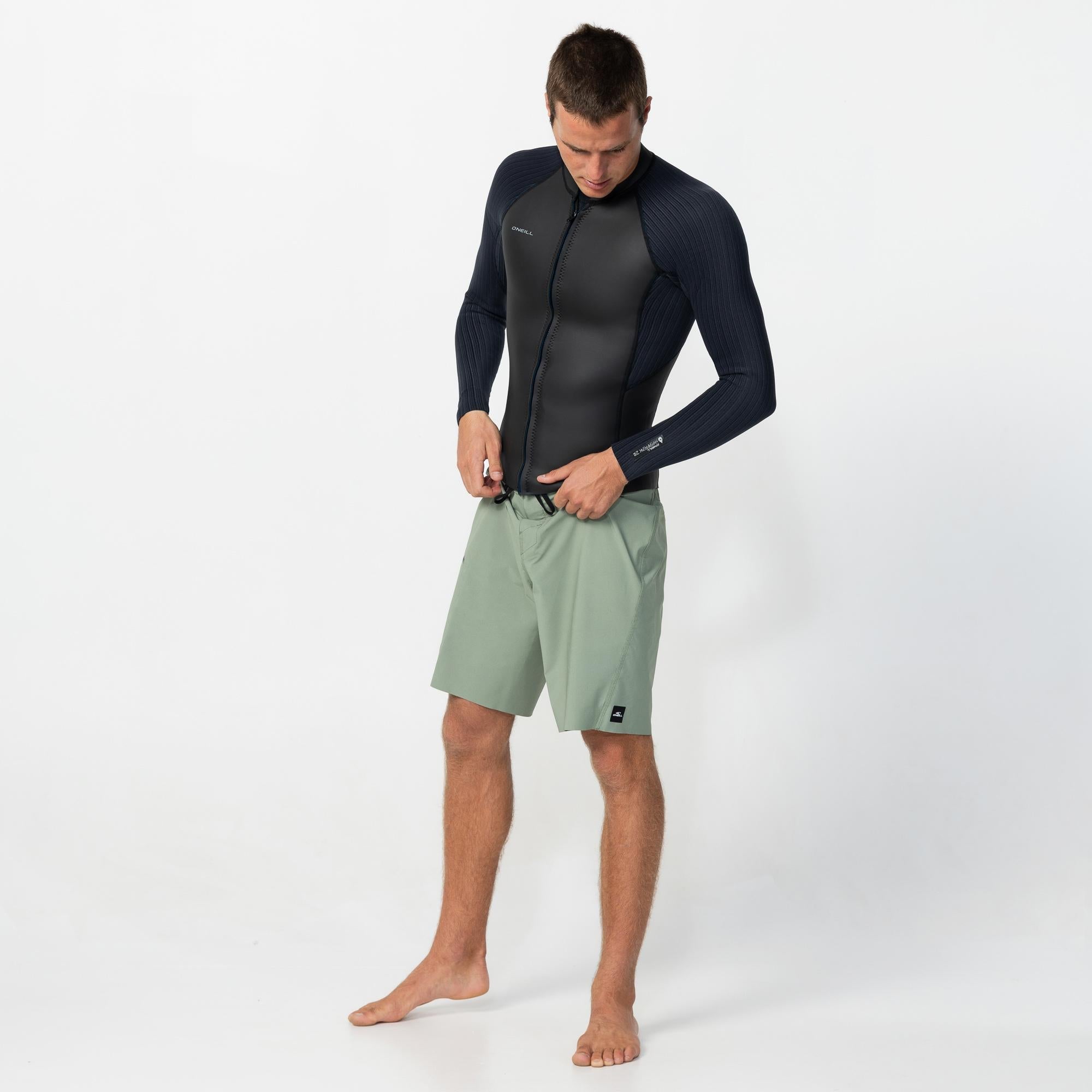 Shop HyperFreak Front Zip Long Sleeve Wetsuit Jacket 2mm – O'Neill