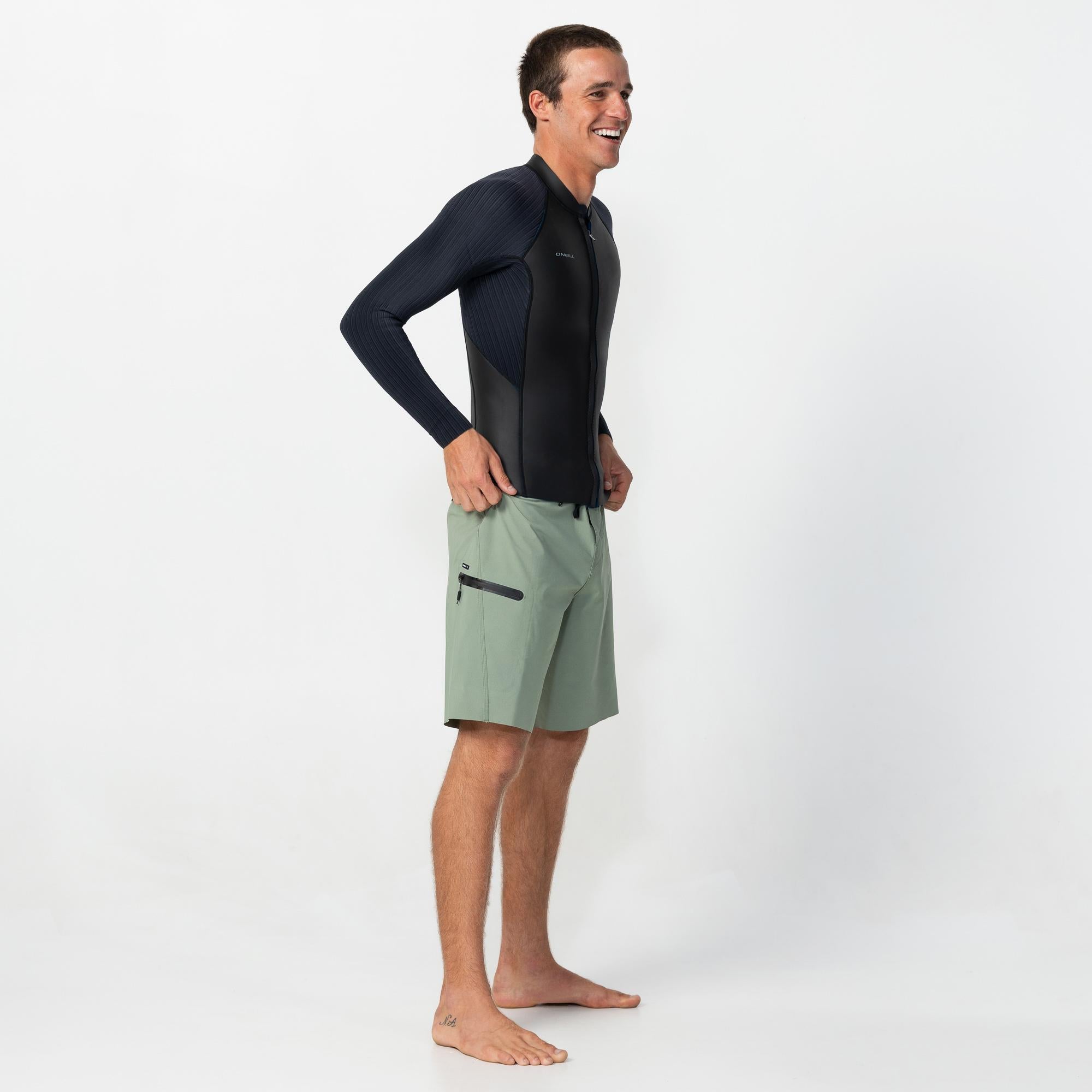 Shop HyperFreak Front Zip Long Sleeve Wetsuit Jacket 2mm – O'Neill