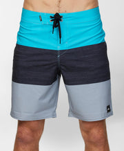 HyperFreak Heat Block 19" Boardshorts - Peacock Blue