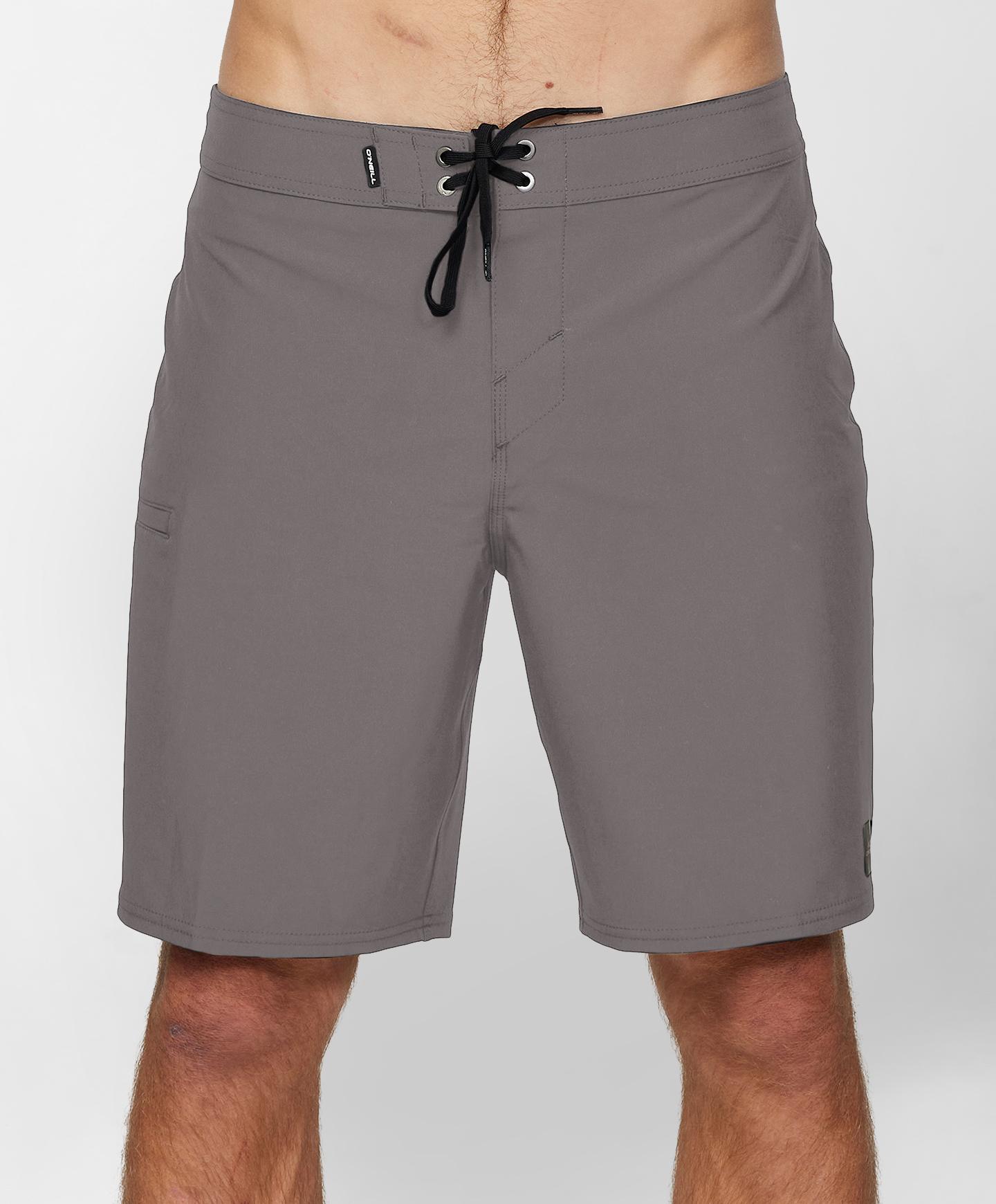 HyperFreak Heat Solid 19" Boardshorts - Grey