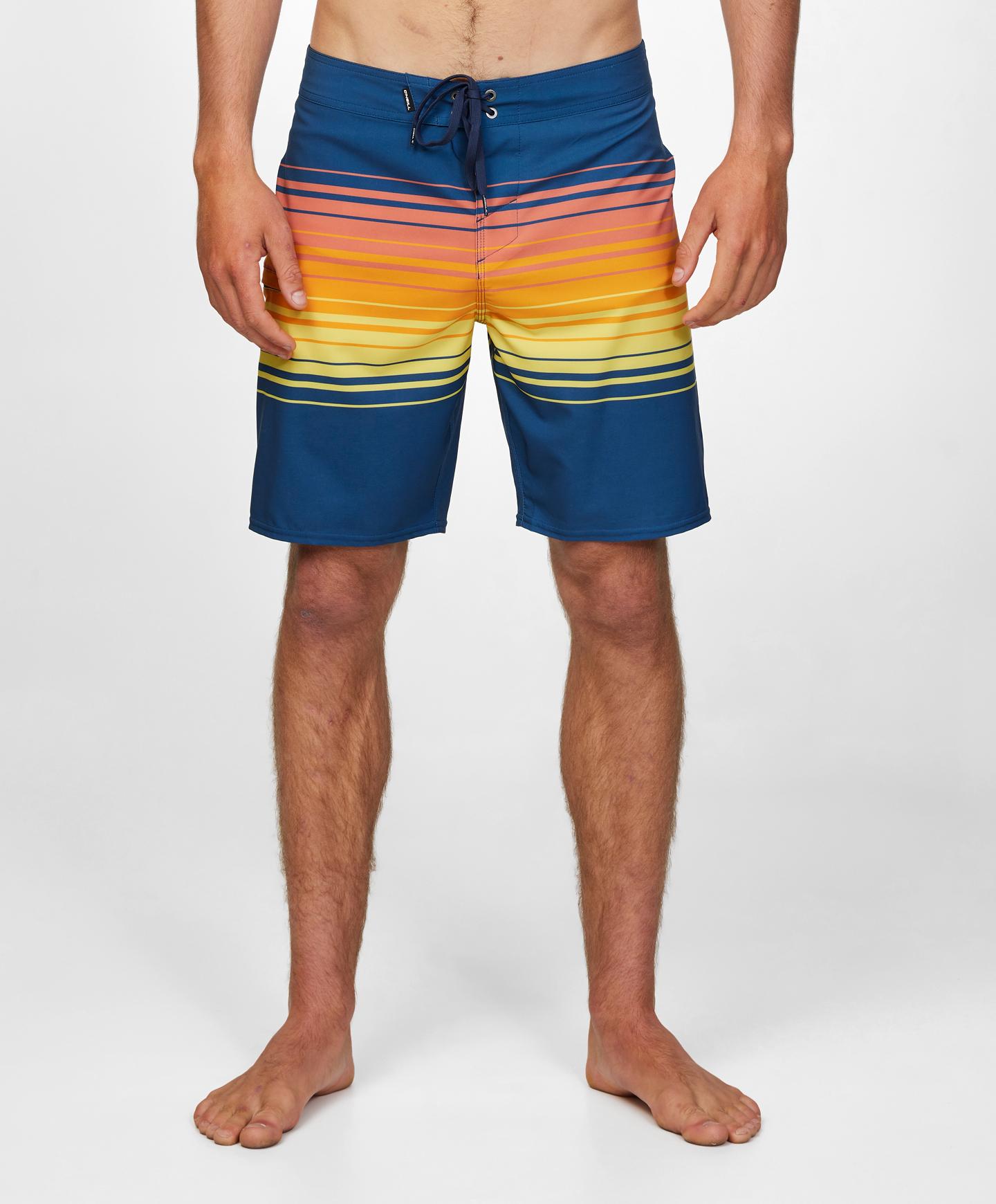 HyperFreak Heat Stripe Line 19" Boardshorts - Indigo