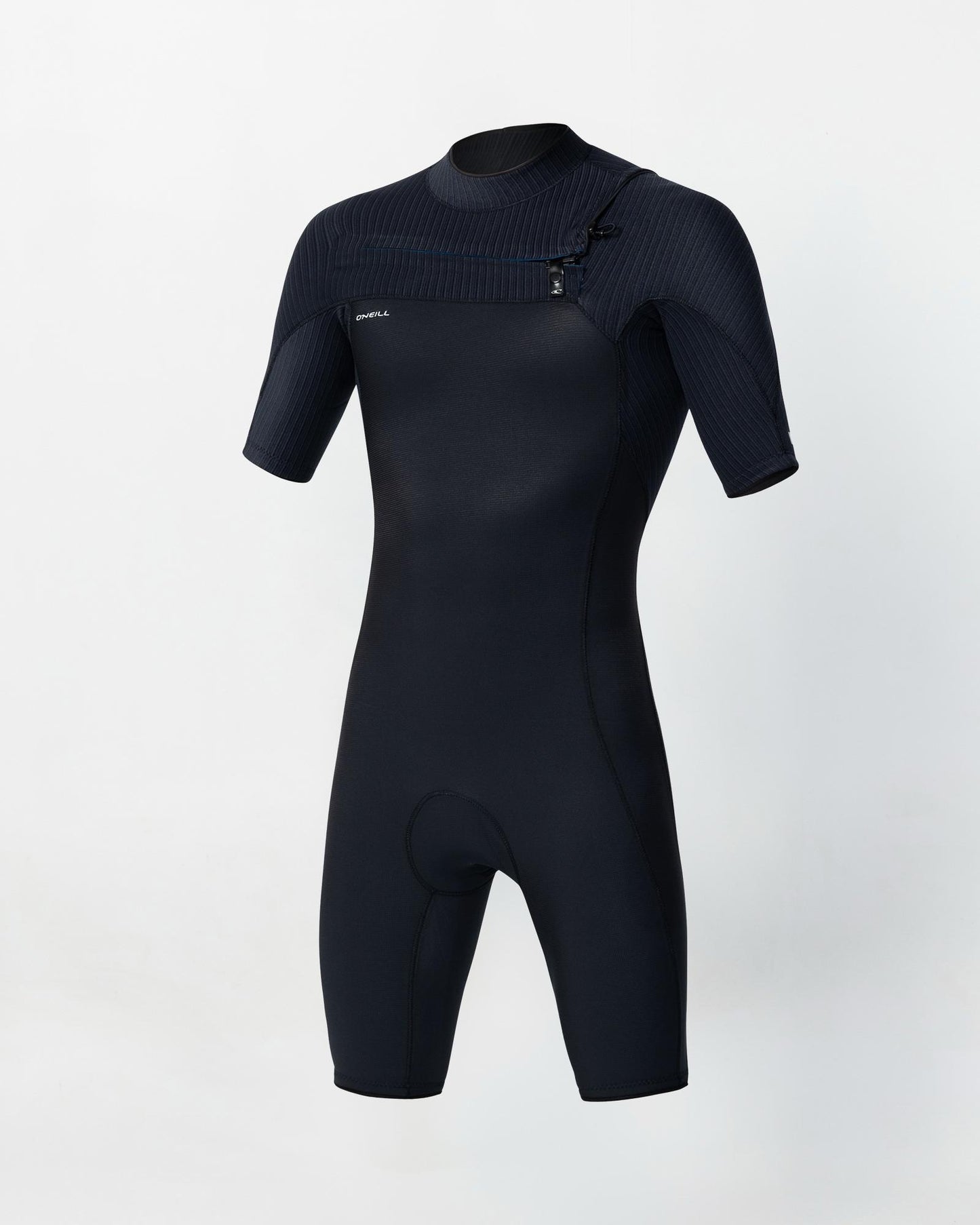 HyperFreak Short Sleeve Springsuit 2mm Chest Zip Wetsuit - Black