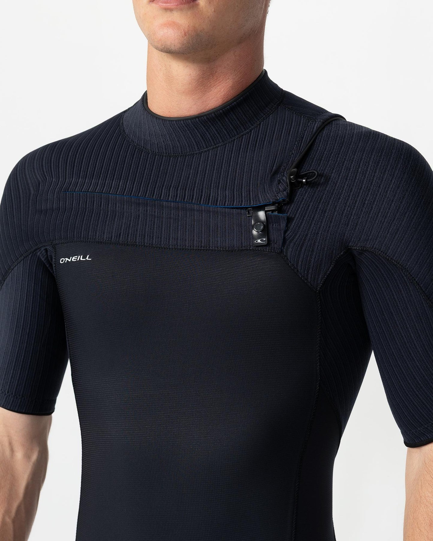 HyperFreak Short Sleeve Springsuit 2mm Chest Zip Wetsuit - Black