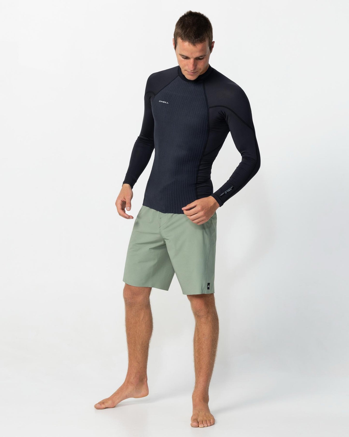HyperFreak TB3X Neo/Lycra Long Sleeve Wetsuit Jacket - Black