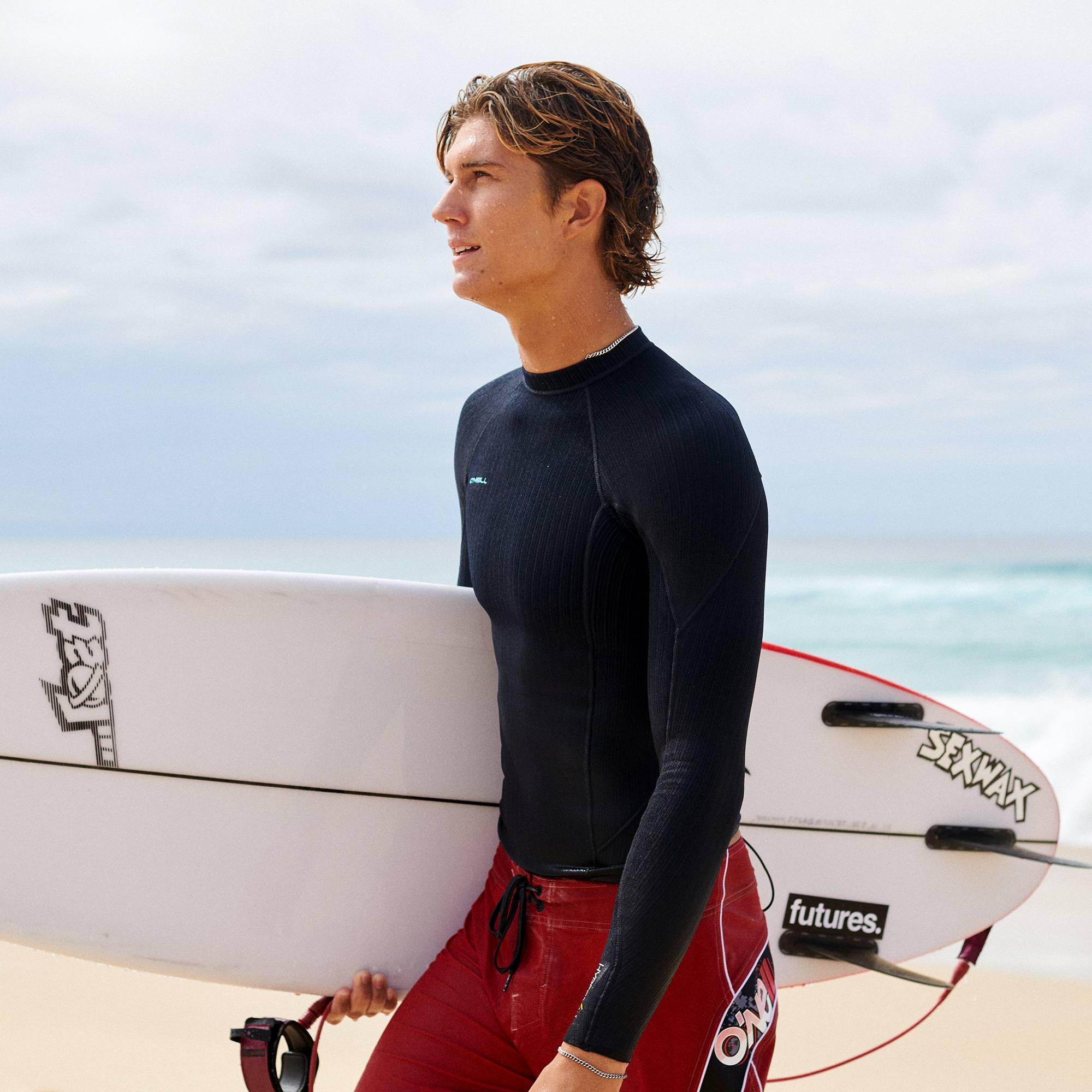 Men's HyperX 1.5mm Long Sleeve Wetsuit Jacket - Black