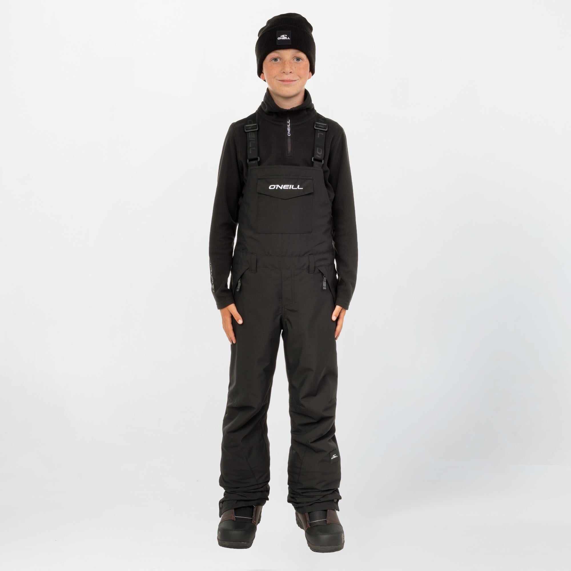 Kid's Bib Pants - Black Out