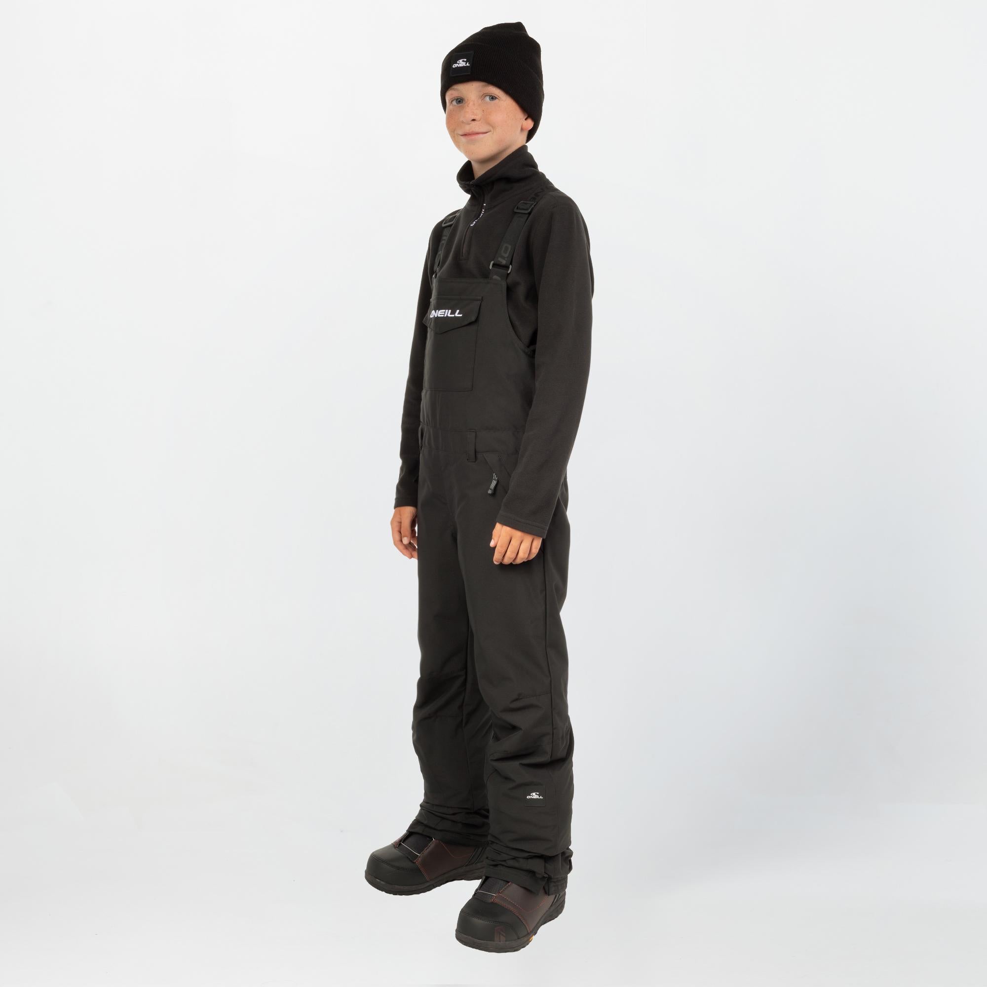 Kid's Bib Pants - Black Out