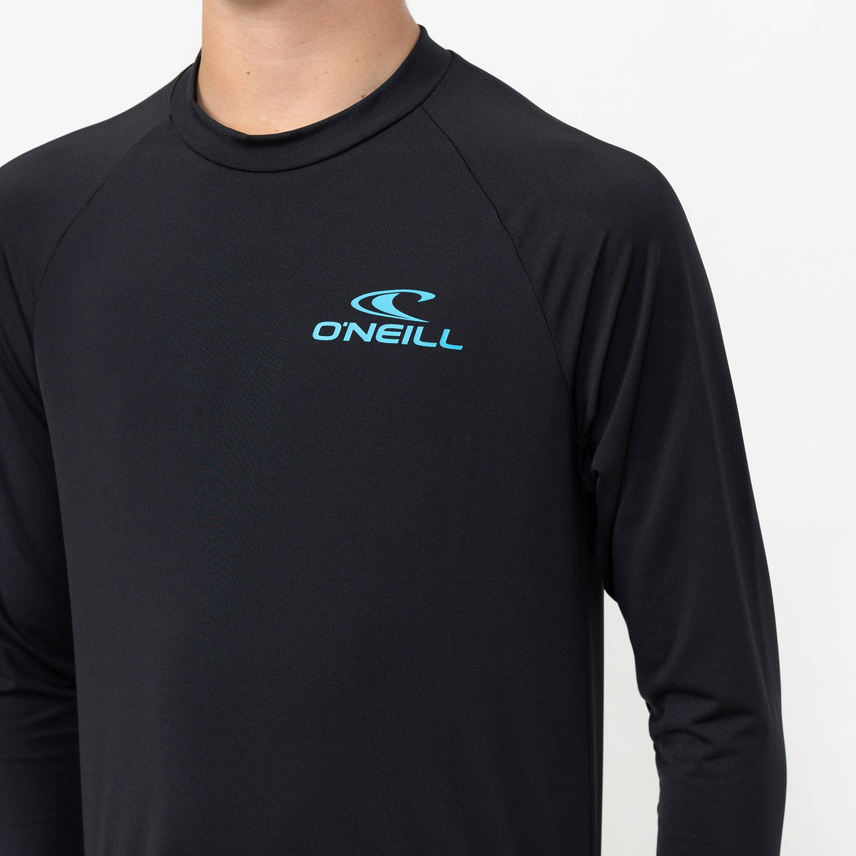 Kid's Clean & Mean Long Sleeve Rash Vest Tee - Black