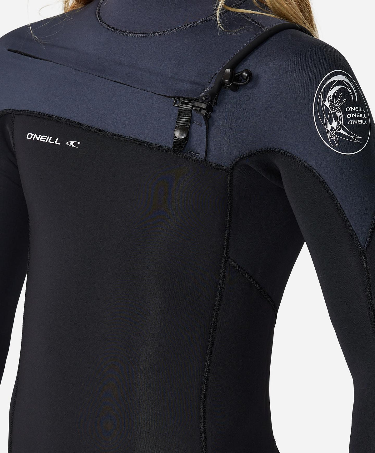 Boy's Defender 4/3mm Steamer Chest Zip Wetsuit - Gunmetal