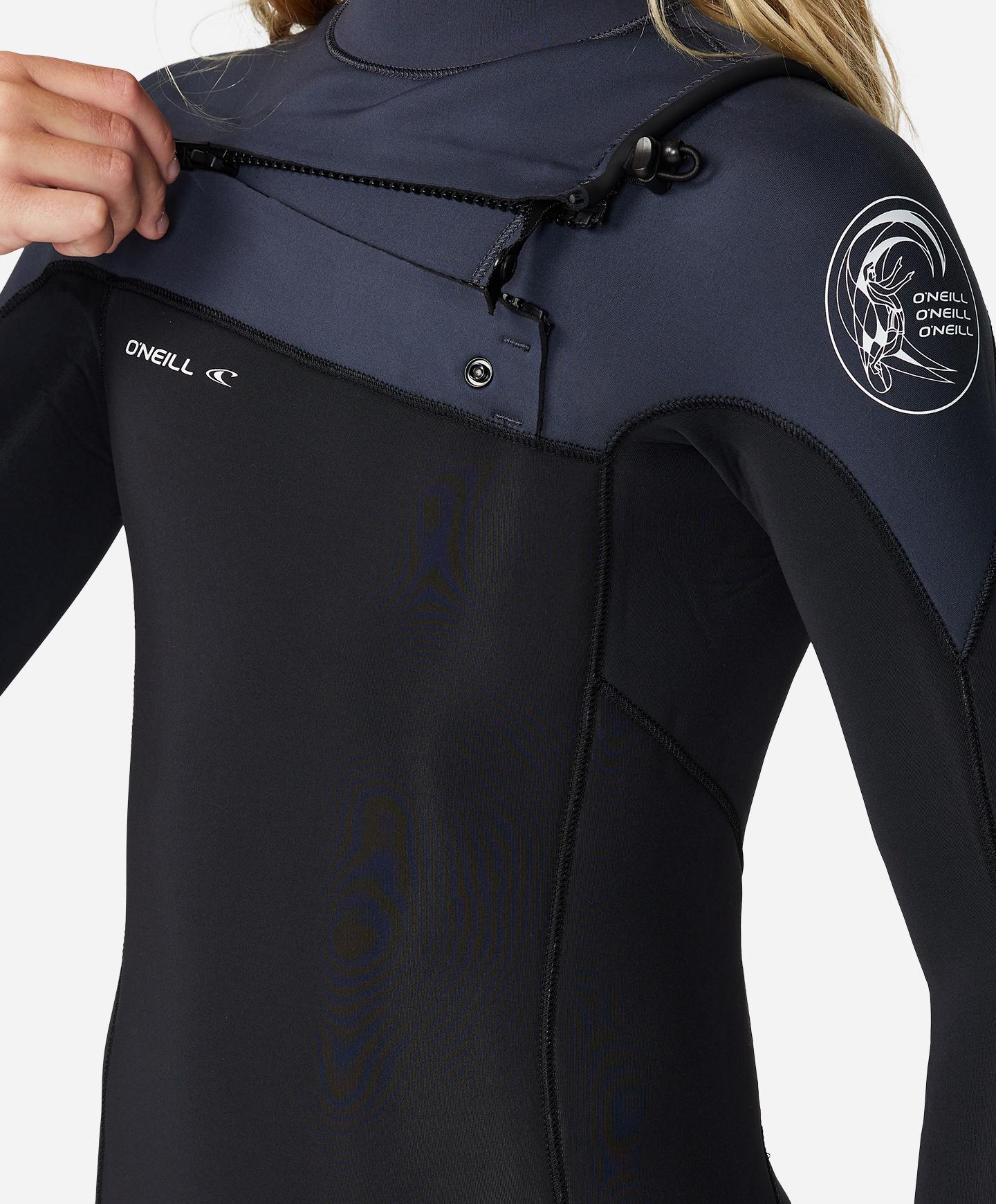 Boy's Defender 3/2mm Steamer Chest Zip Wetsuit - Gunmetal