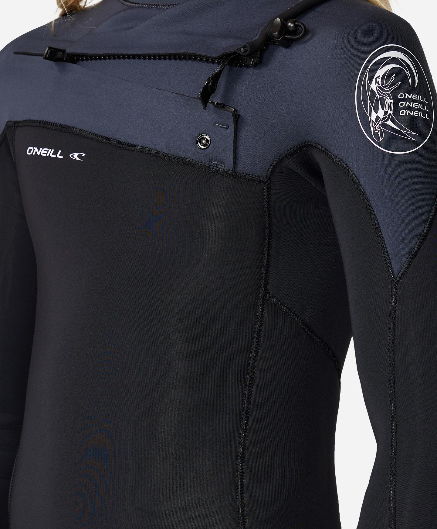 Boy's Defender 3/2mm Steamer Chest Zip Wetsuit - Gunmetal