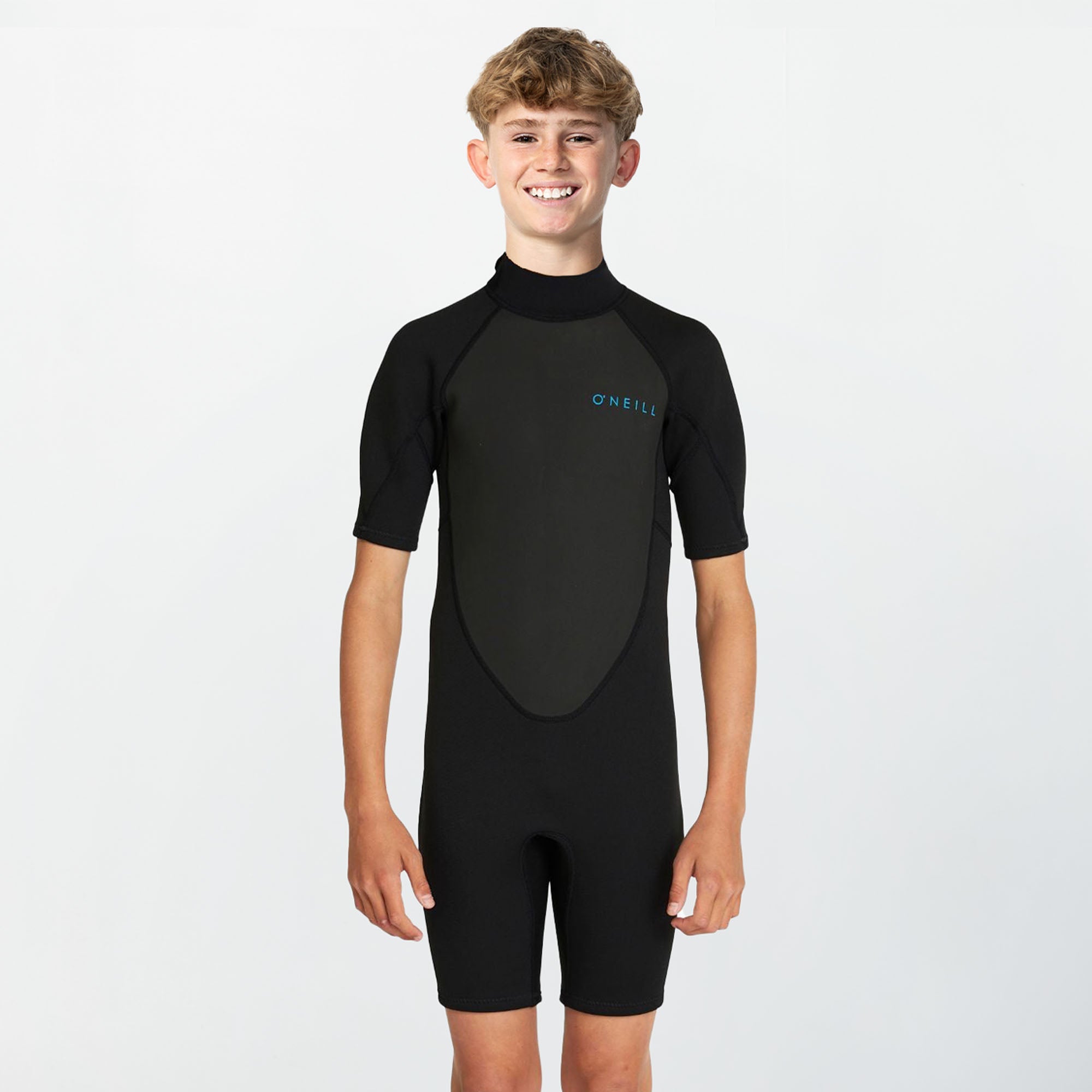 Kid's Factor Short Sleeve Spring Suit 2mm Wetsuit - Black