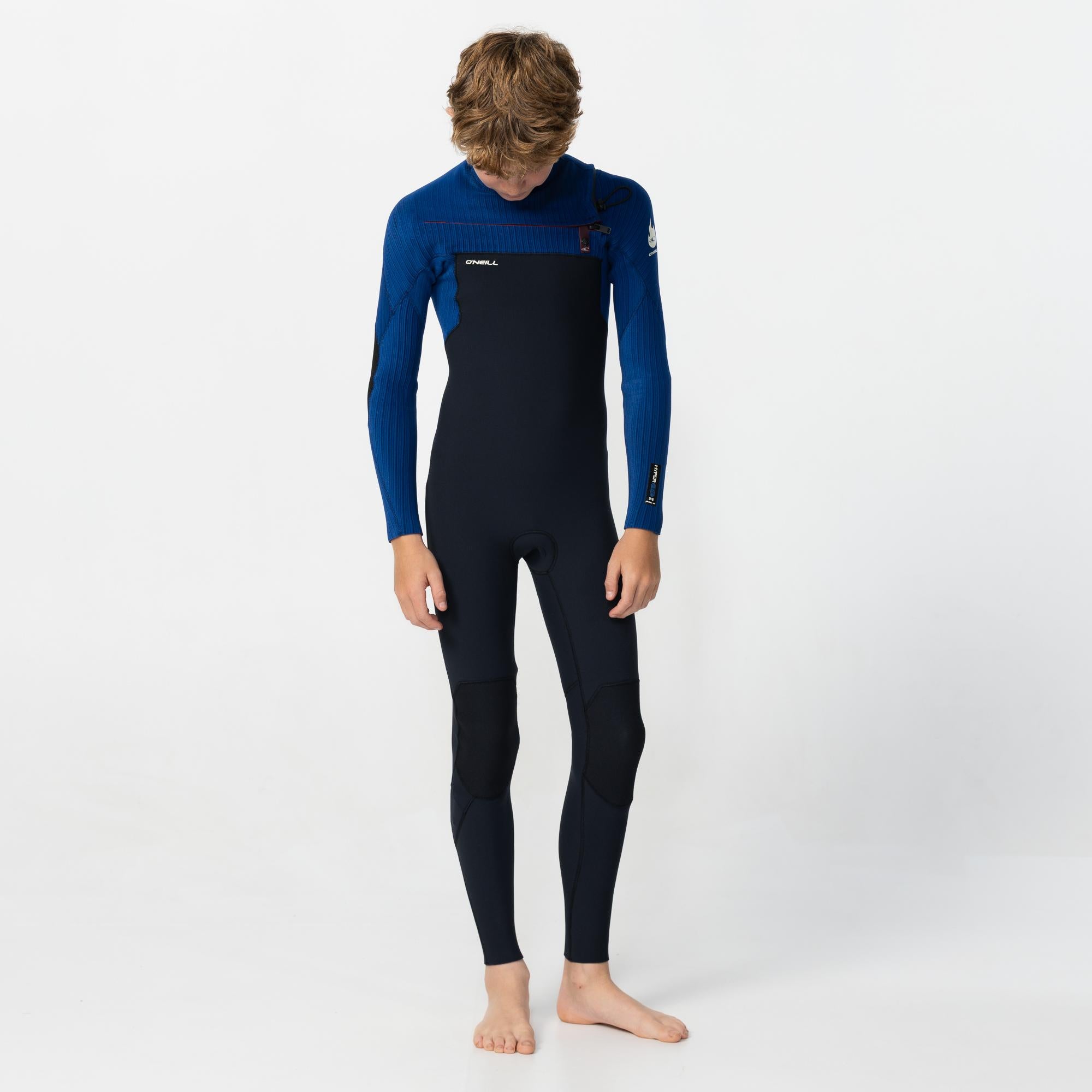 Buy Kid's HyperFire 3/2mm Steamer Chest Zip Online | O'Neill