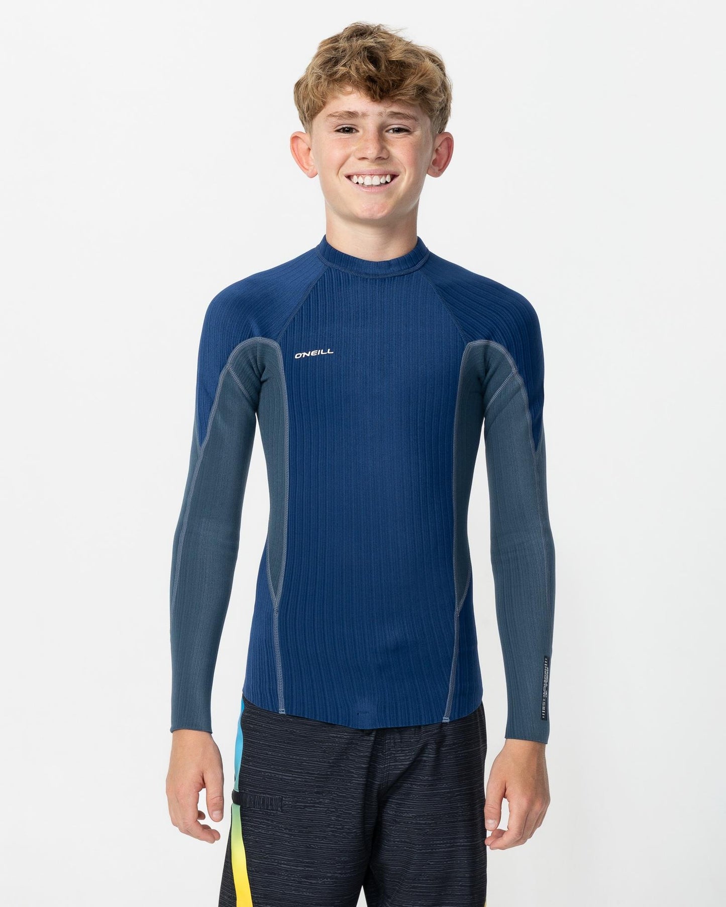 Boy's HyperFreak 1.5mm TB3X Long Sleeve Wetsuit Jacket - Marine