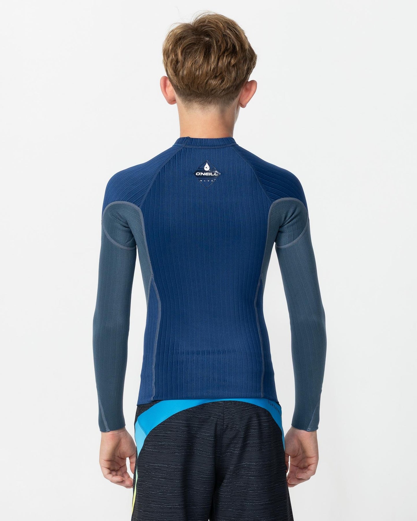 Boy's HyperFreak 1.5mm TB3X Long Sleeve Wetsuit Jacket - Marine