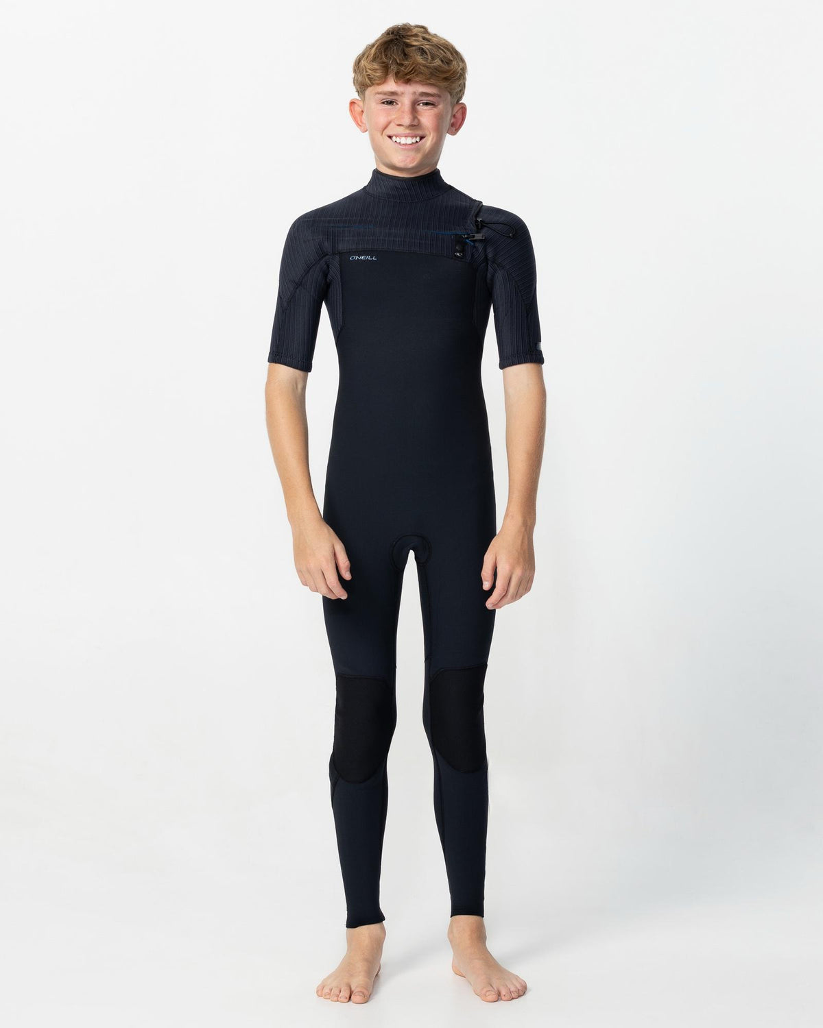 Kid's HyperFreak 2mm Short Arm Steamer Wetsuit - Black
