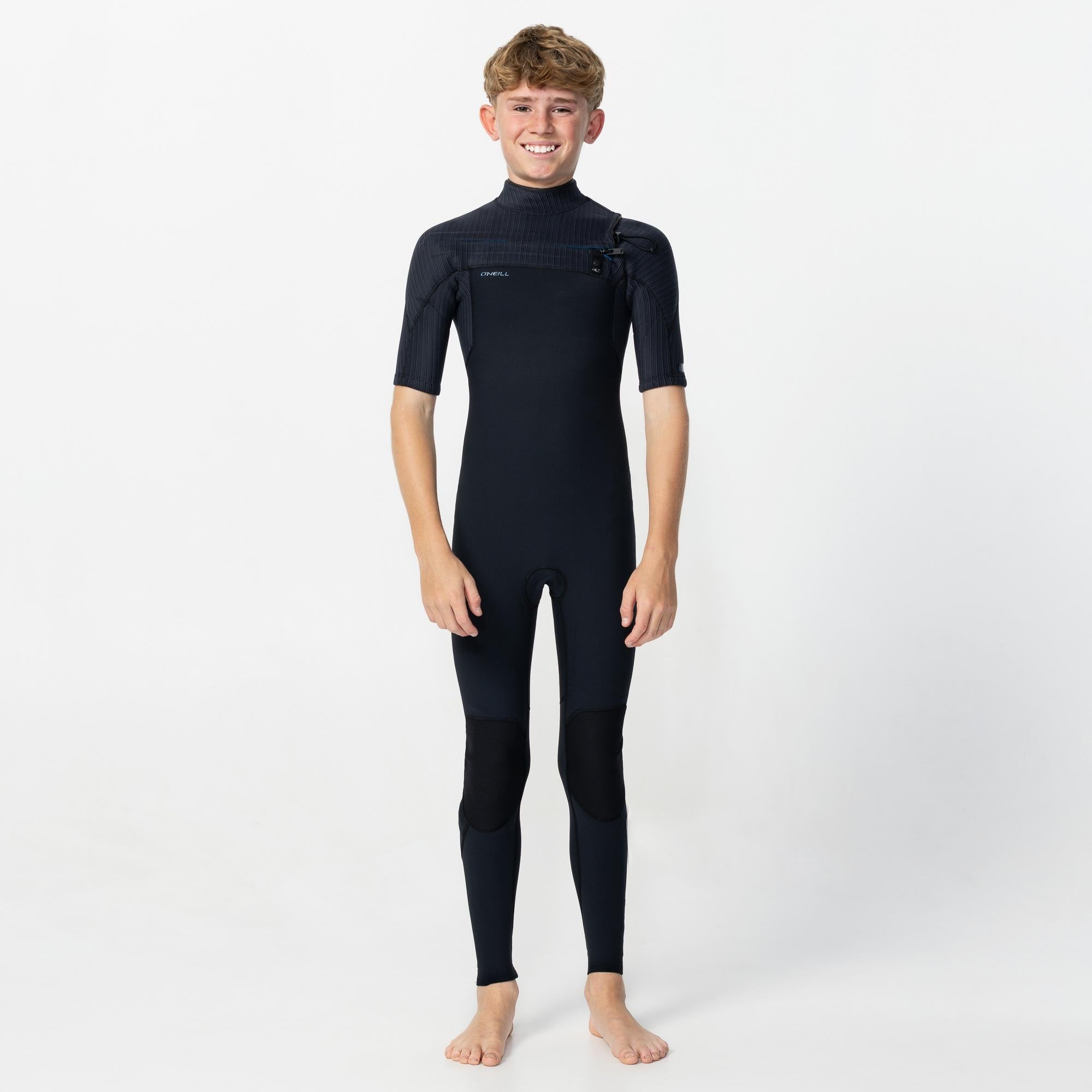 Kid's HyperFreak 2mm Short Arm Steamer Wetsuit - Black
