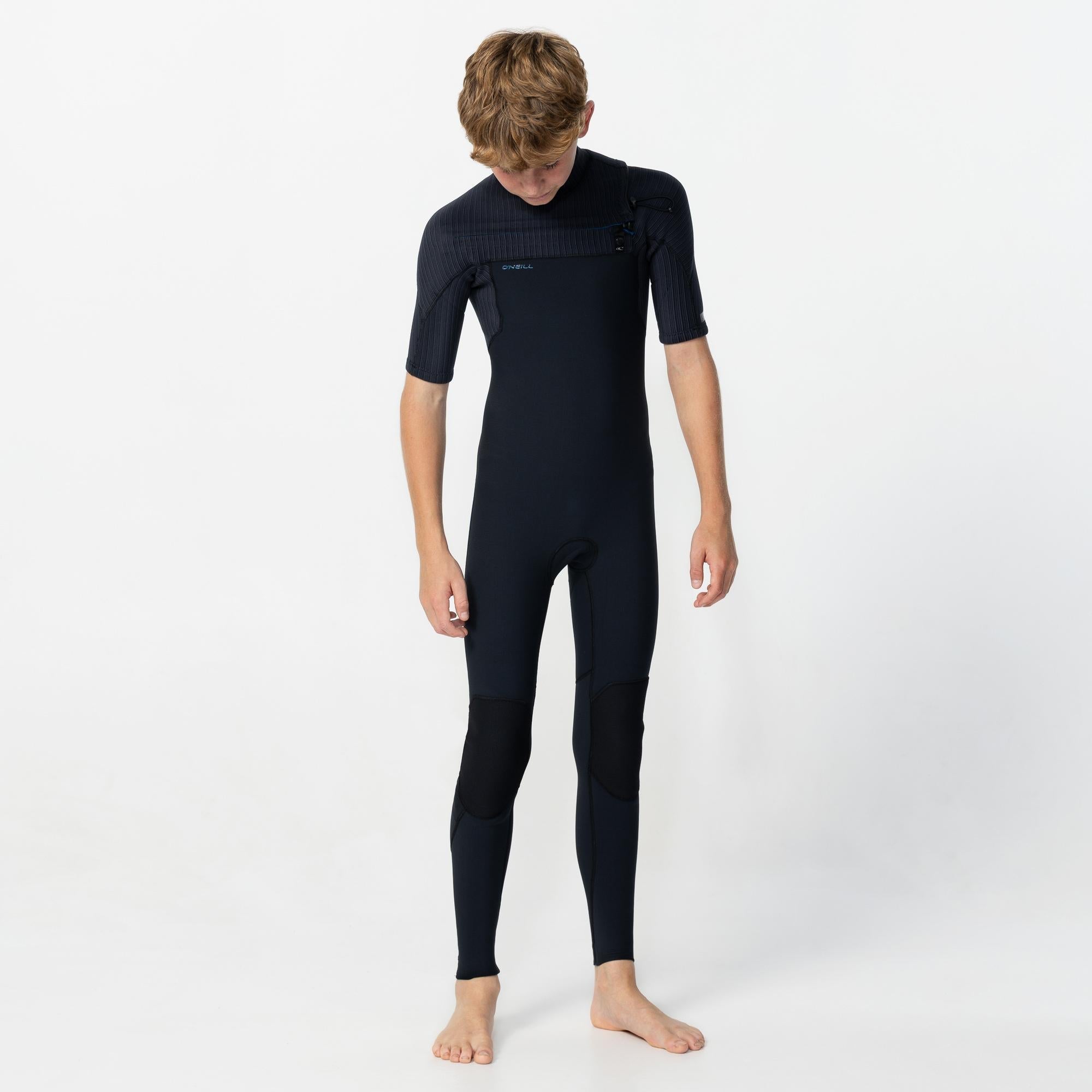 Kid's HyperFreak 2mm Short Arm Steamer Wetsuit - Black