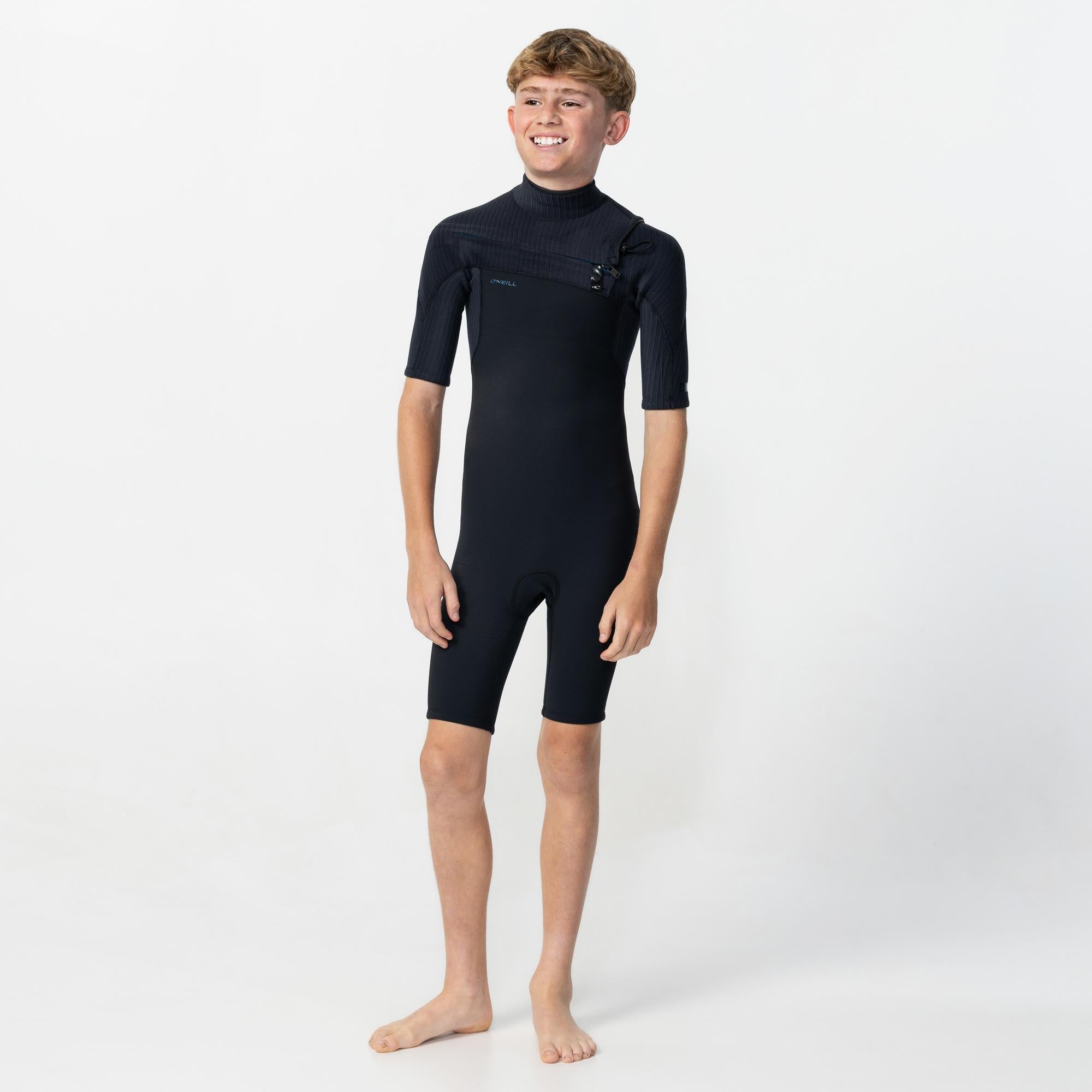Shop Boy's HyperFreak 2mm Short Sleeve Springsuit Chest Zip