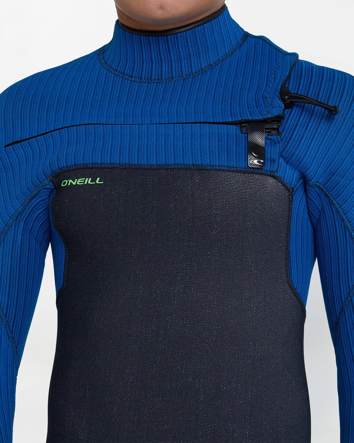 Kids HyperFreak 4/3+ Steamer Chest Zip Wetsuit - Acid/Ultrablue